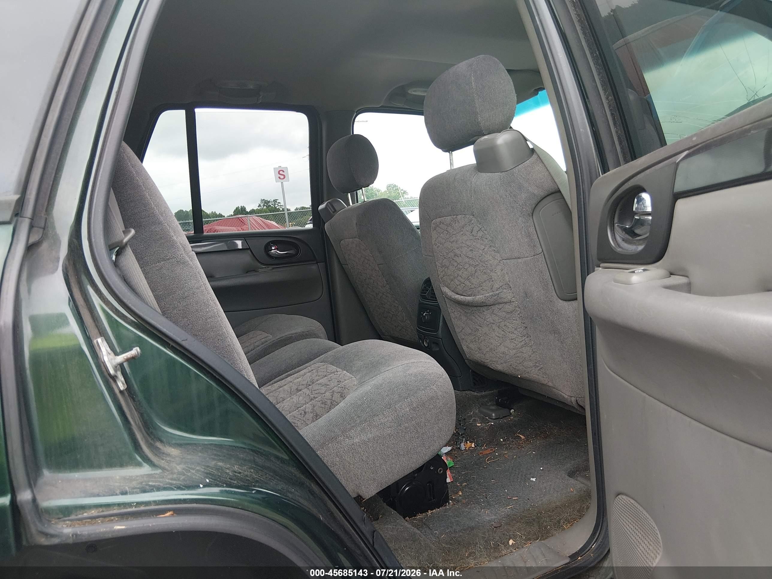 2004 Gmc Envoy Sle Green vin: 1GKDT13S742382795