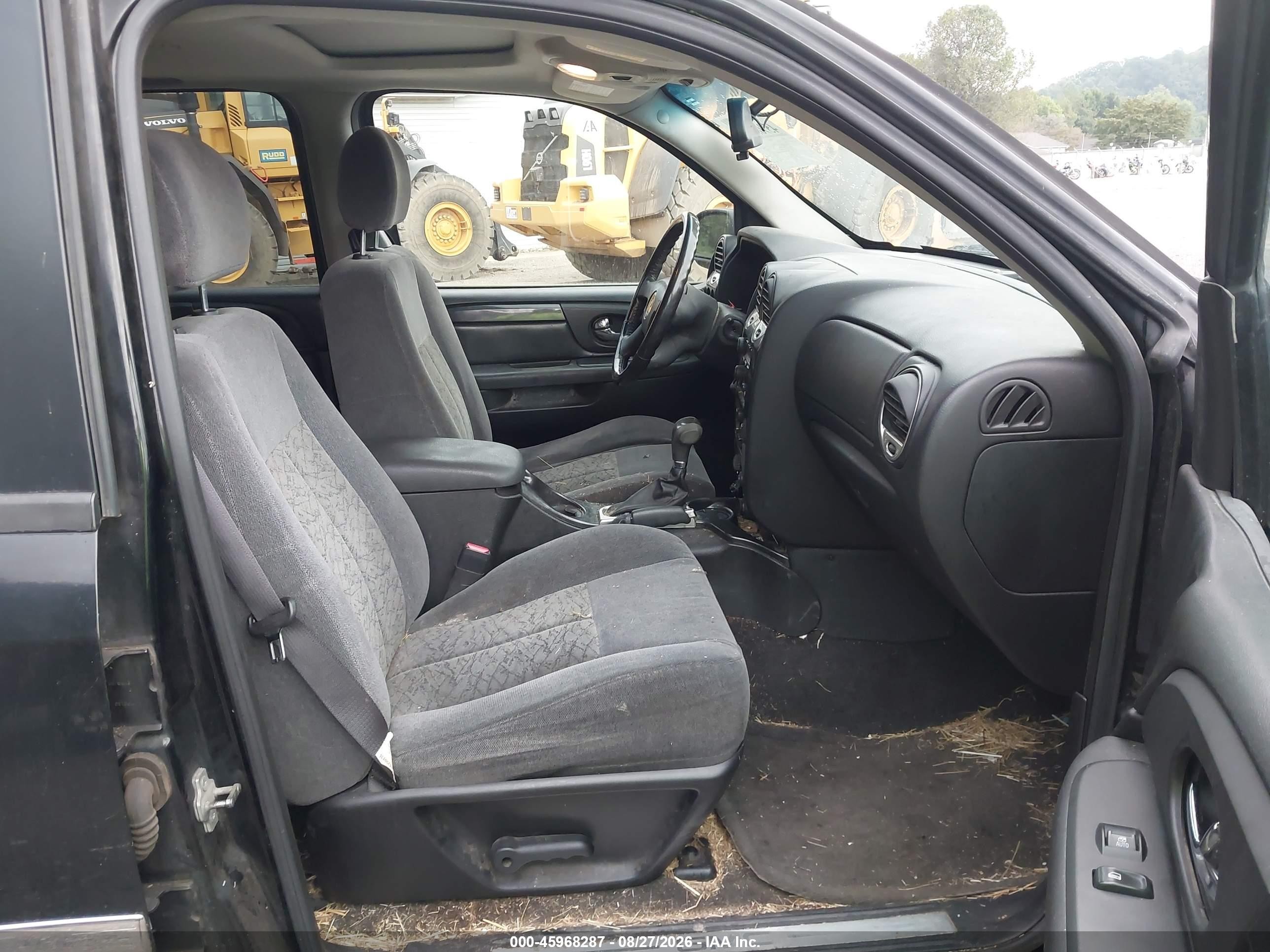 2006 Gmc Envoy Sle Black vin: 1GKDT13S762206428