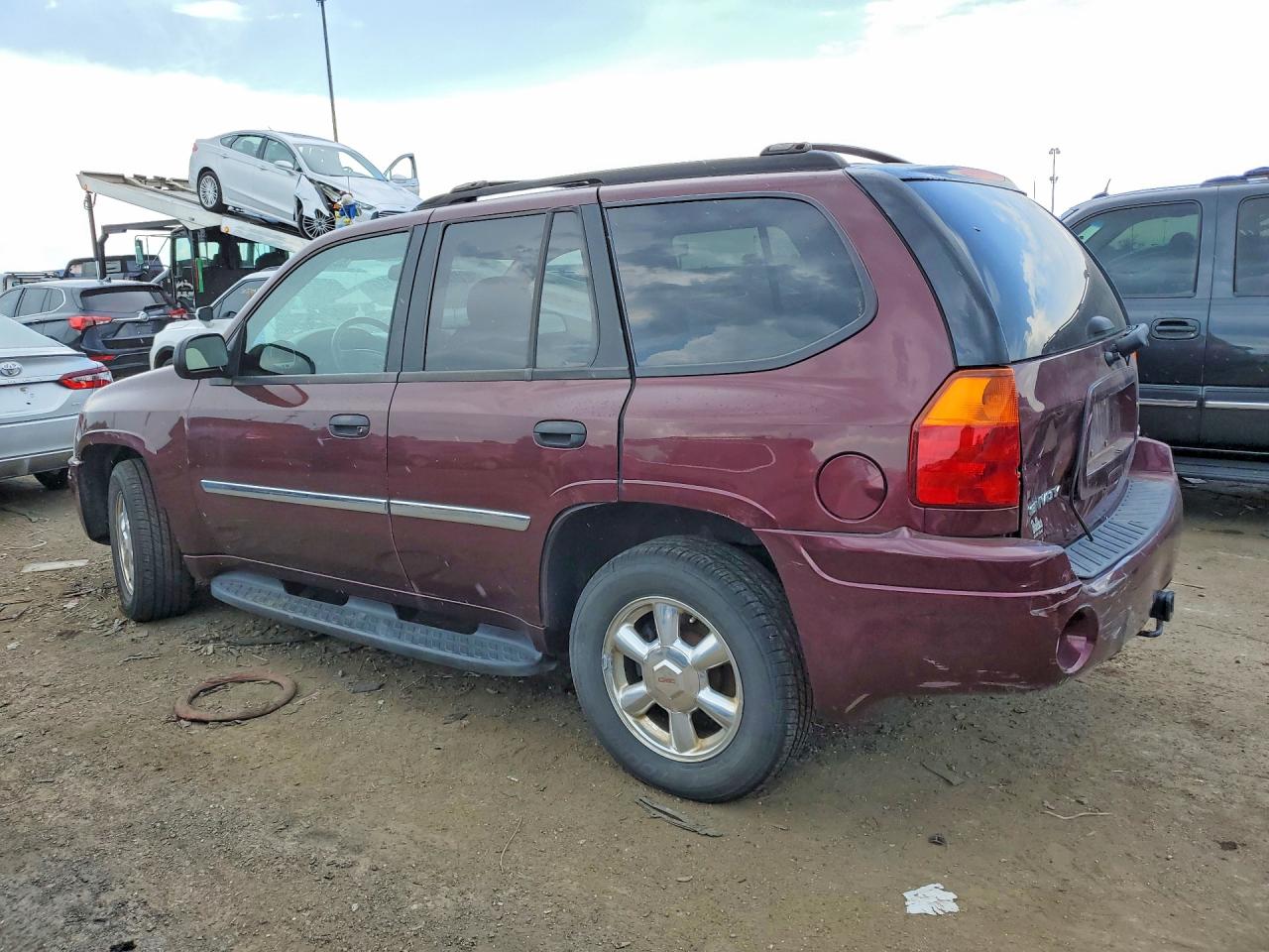 2007 Gmc Envoy Burgundy vin: 1GKDT13S772240239