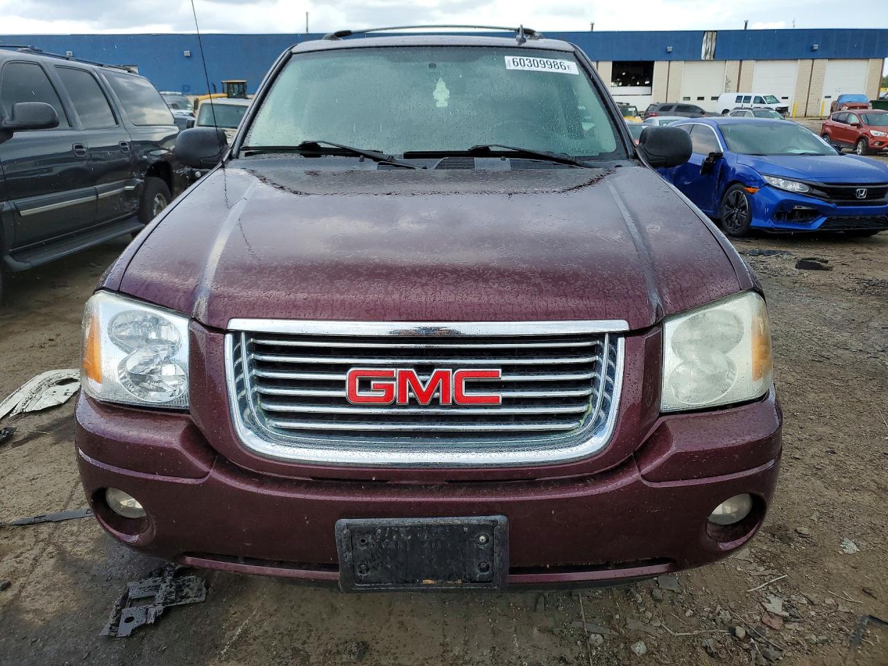 2007 Gmc Envoy Burgundy vin: 1GKDT13S772240239