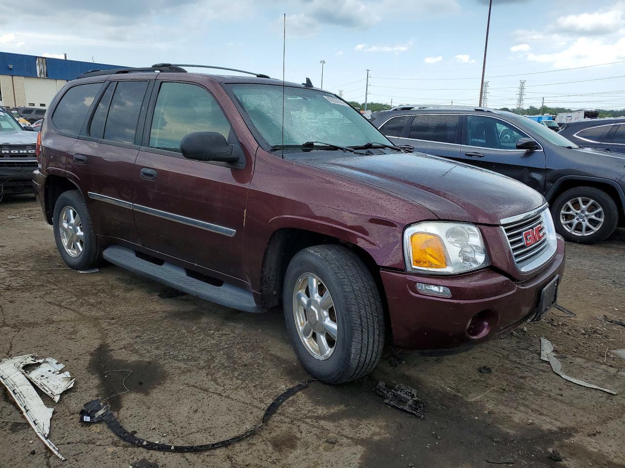 2007 Gmc Envoy Burgundy vin: 1GKDT13S772240239