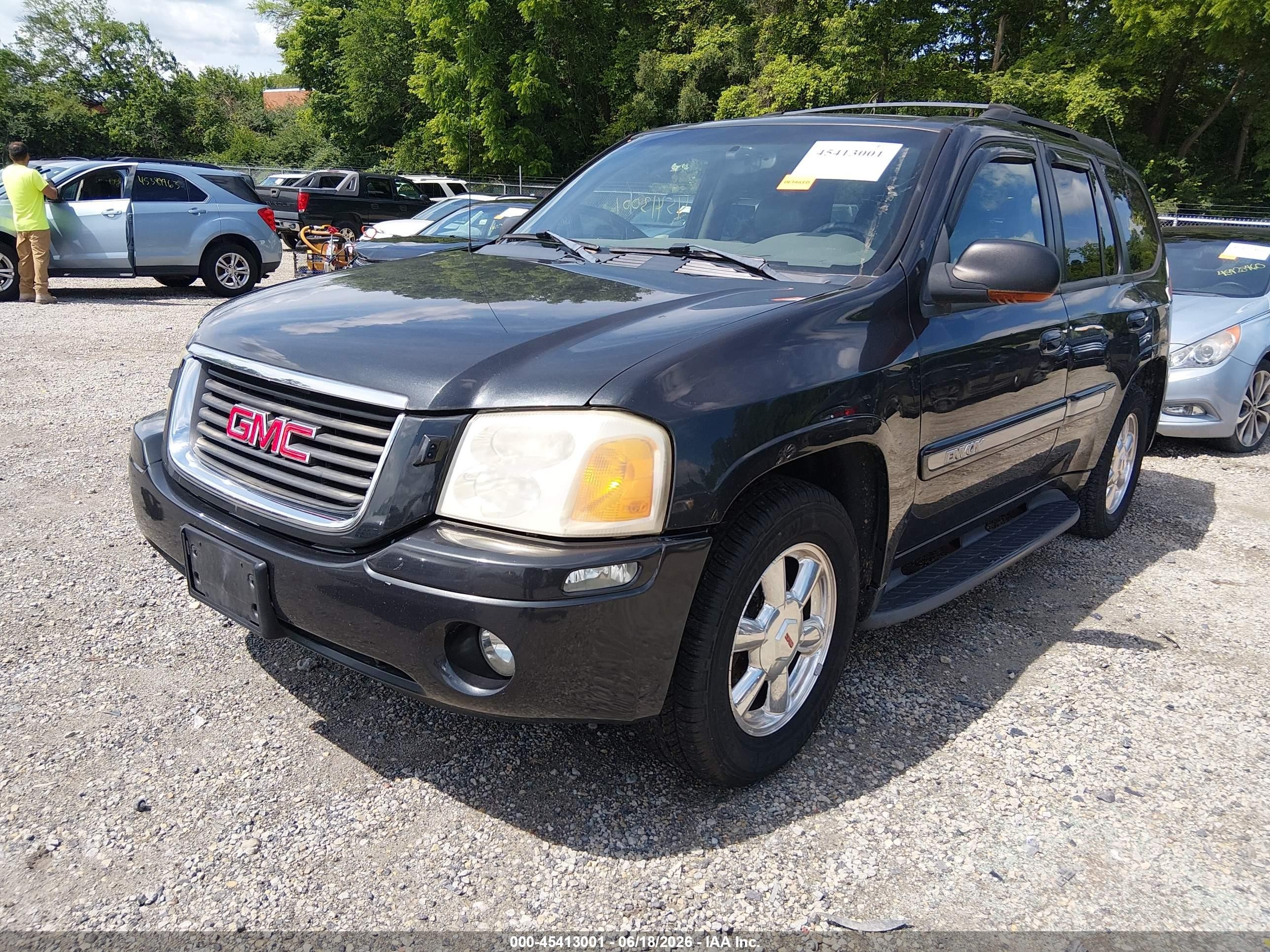 2003 Gmc Envoy Slt Black vin: 1GKDT13S832288696