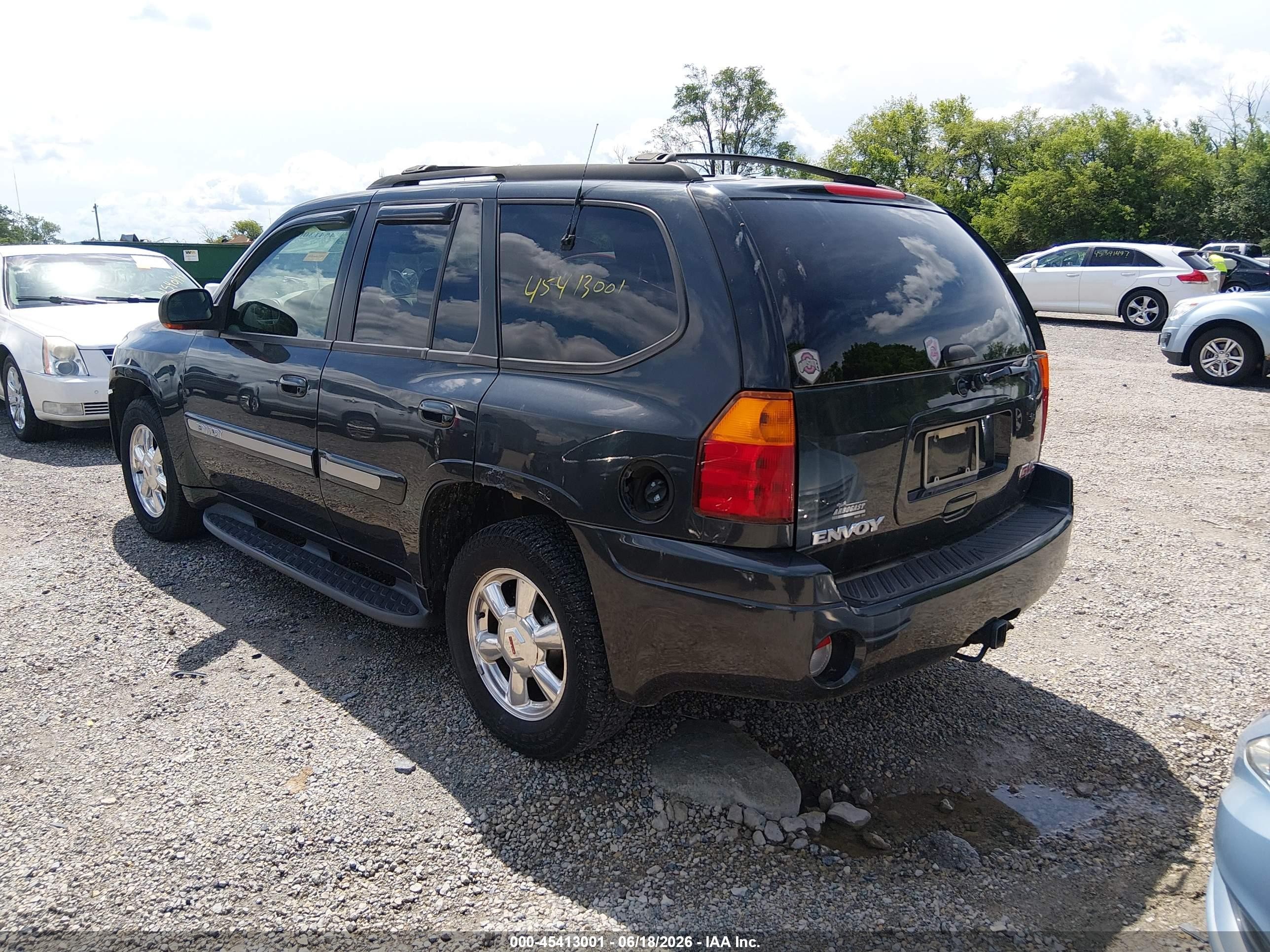 2003 Gmc Envoy Slt Black vin: 1GKDT13S832288696
