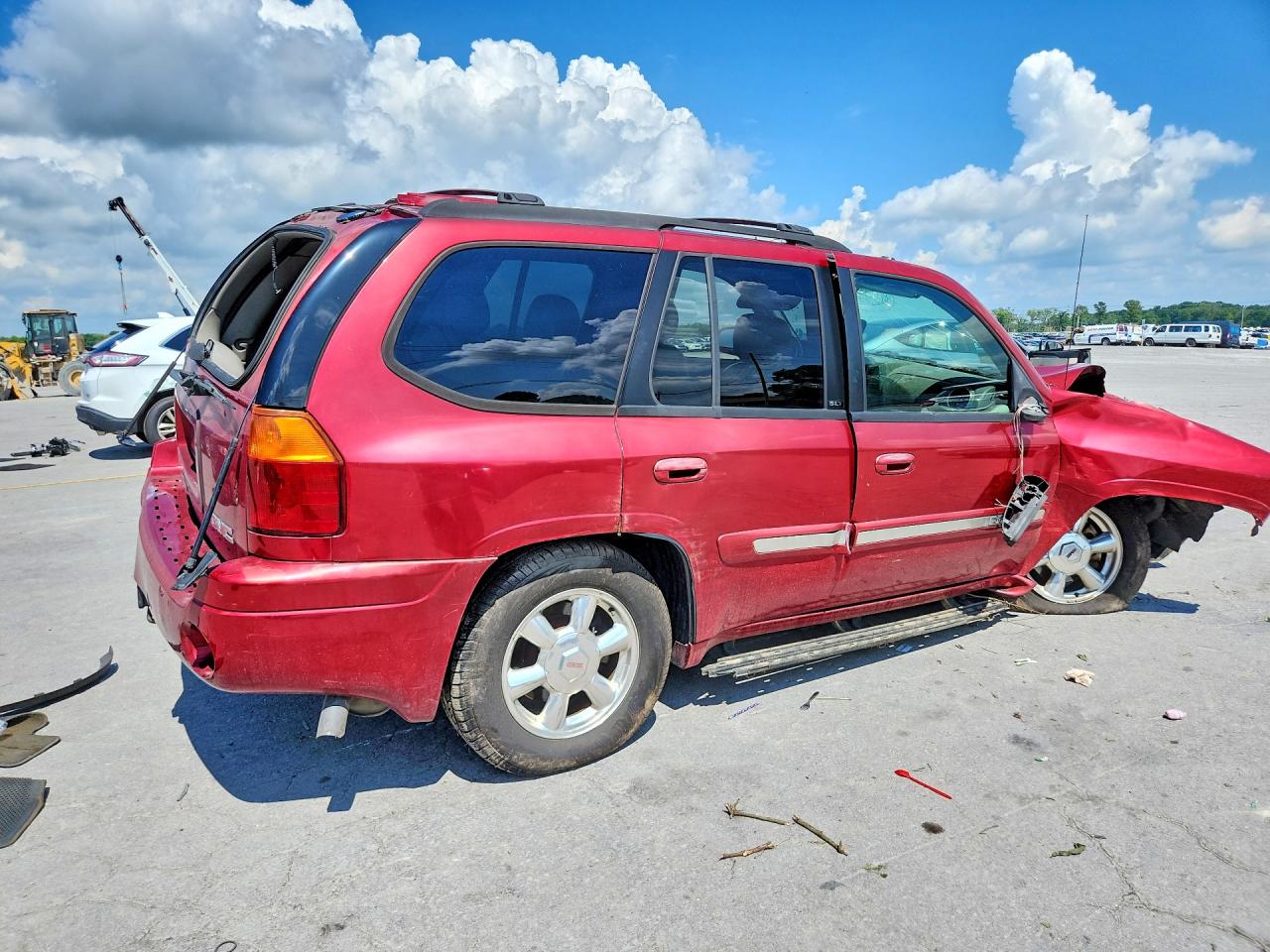2004 Gmc Envoy Burgundy vin: 1GKDT13S842424049