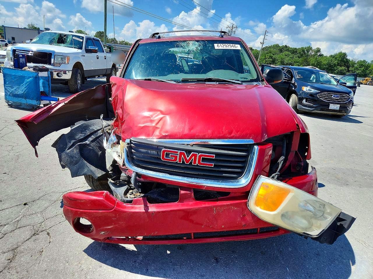 2004 Gmc Envoy Burgundy vin: 1GKDT13S842424049