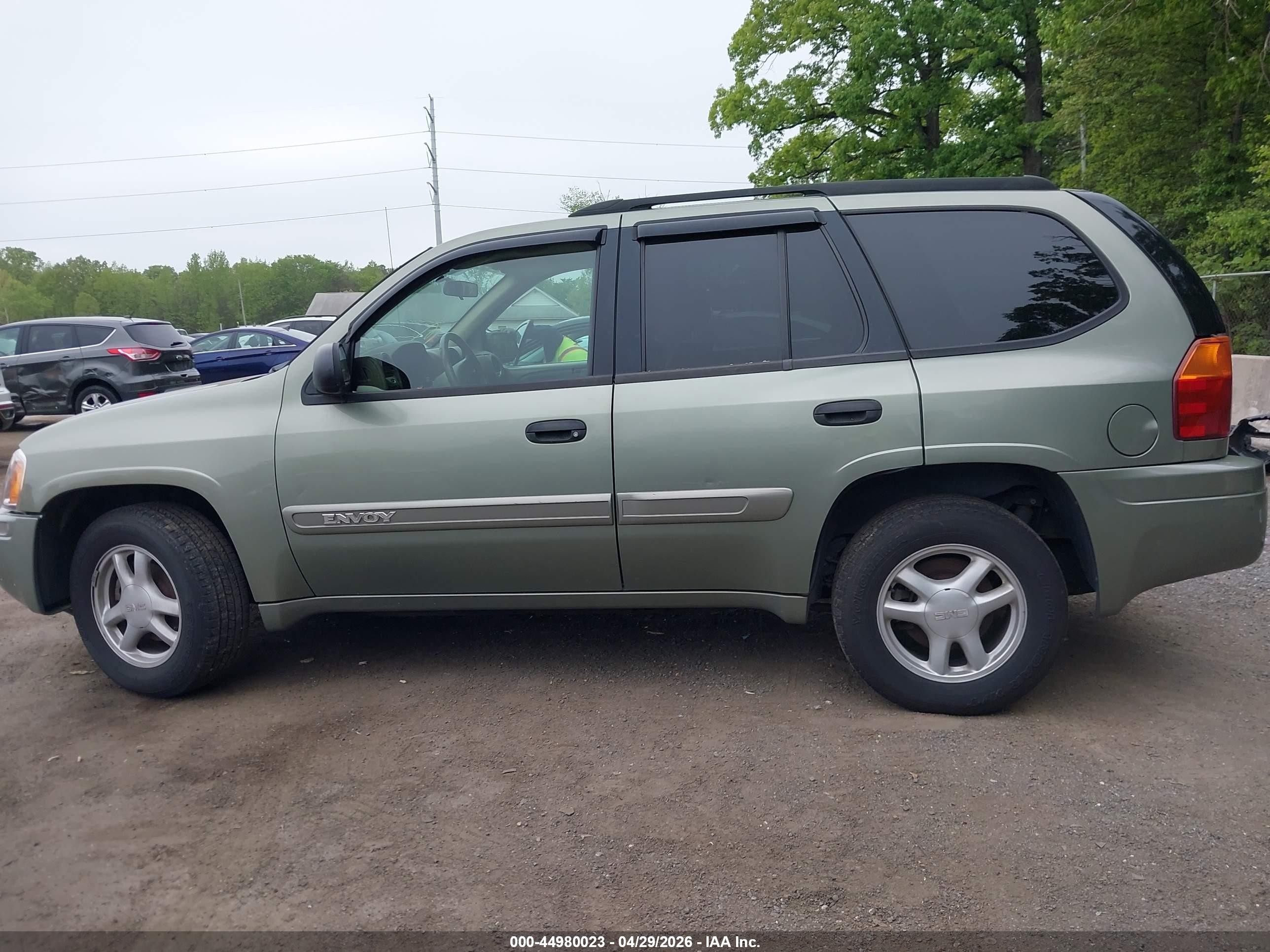 2004 Gmc Envoy Sle Зеленый vin: 1GKDT13S842426545