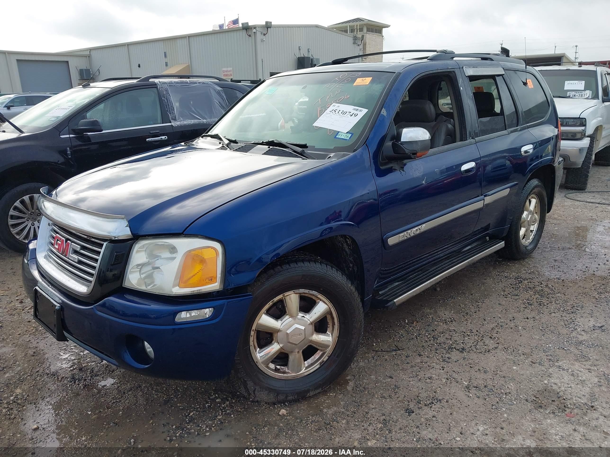 2002 Gmc Envoy Slt Blue vin: 1GKDT13S922158506