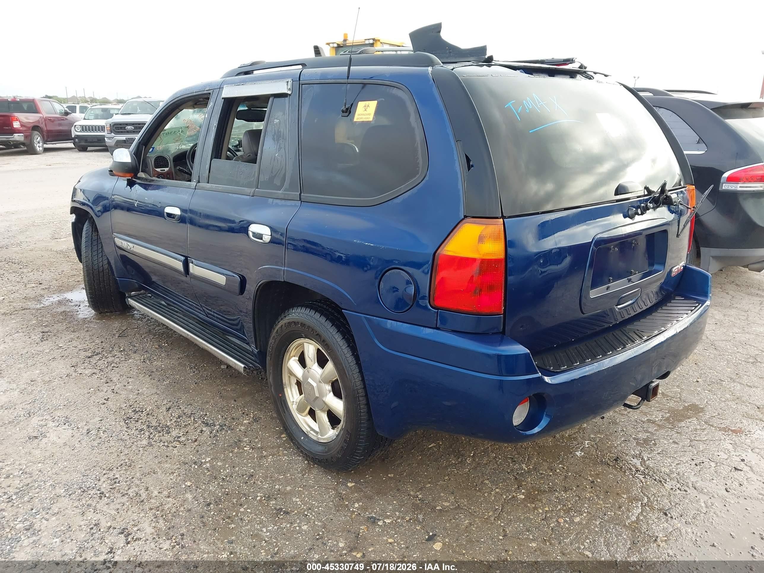 2002 Gmc Envoy Slt Blue vin: 1GKDT13S922158506