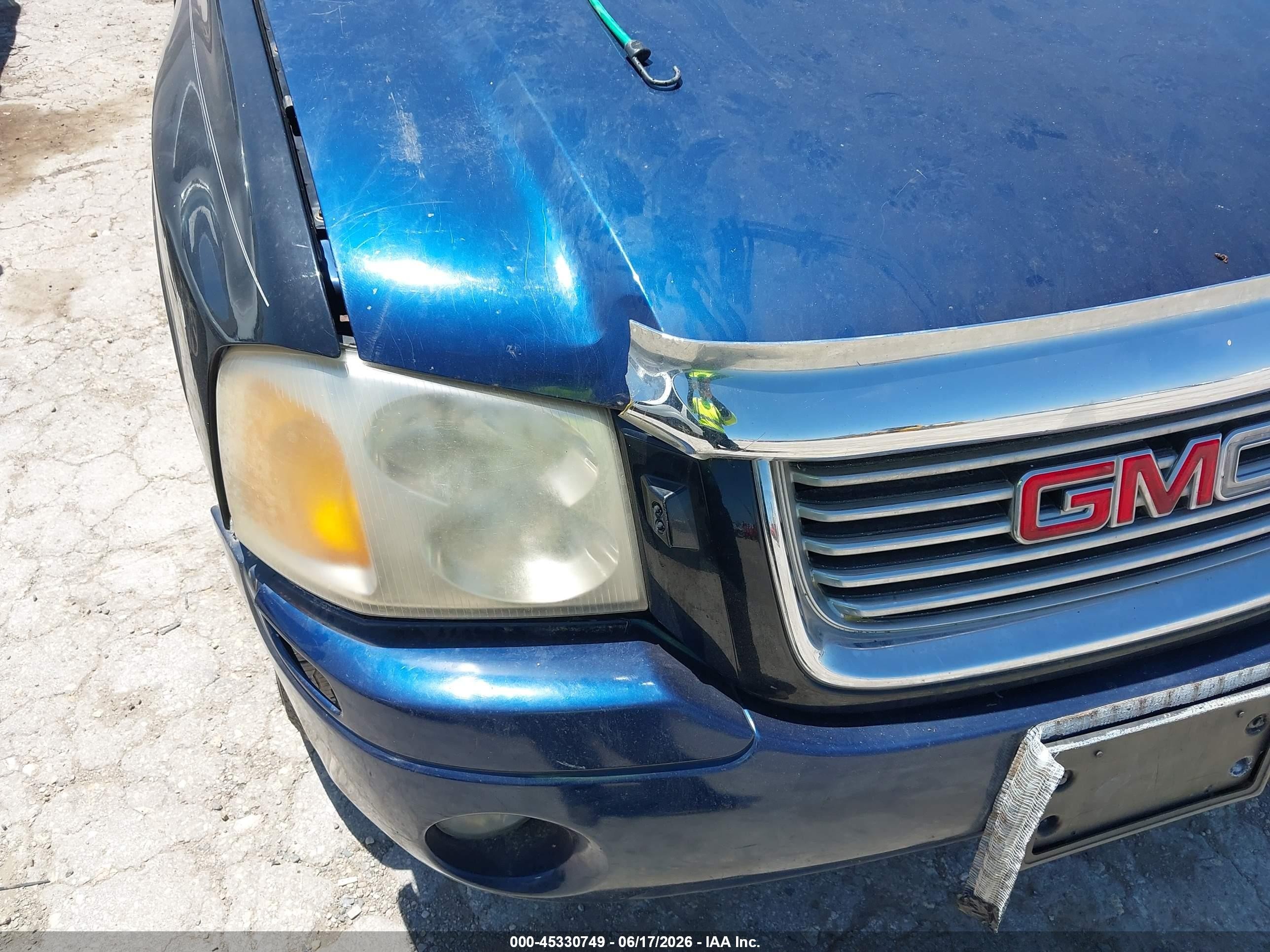 2002 Gmc Envoy Slt Blue vin: 1GKDT13S922158506
