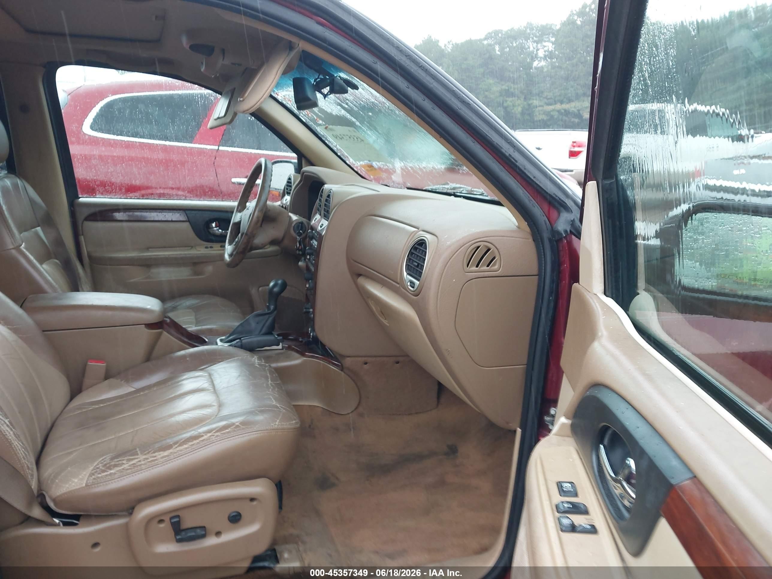 2003 Gmc Envoy Slt Burgundy vin: 1GKDT13S932177302