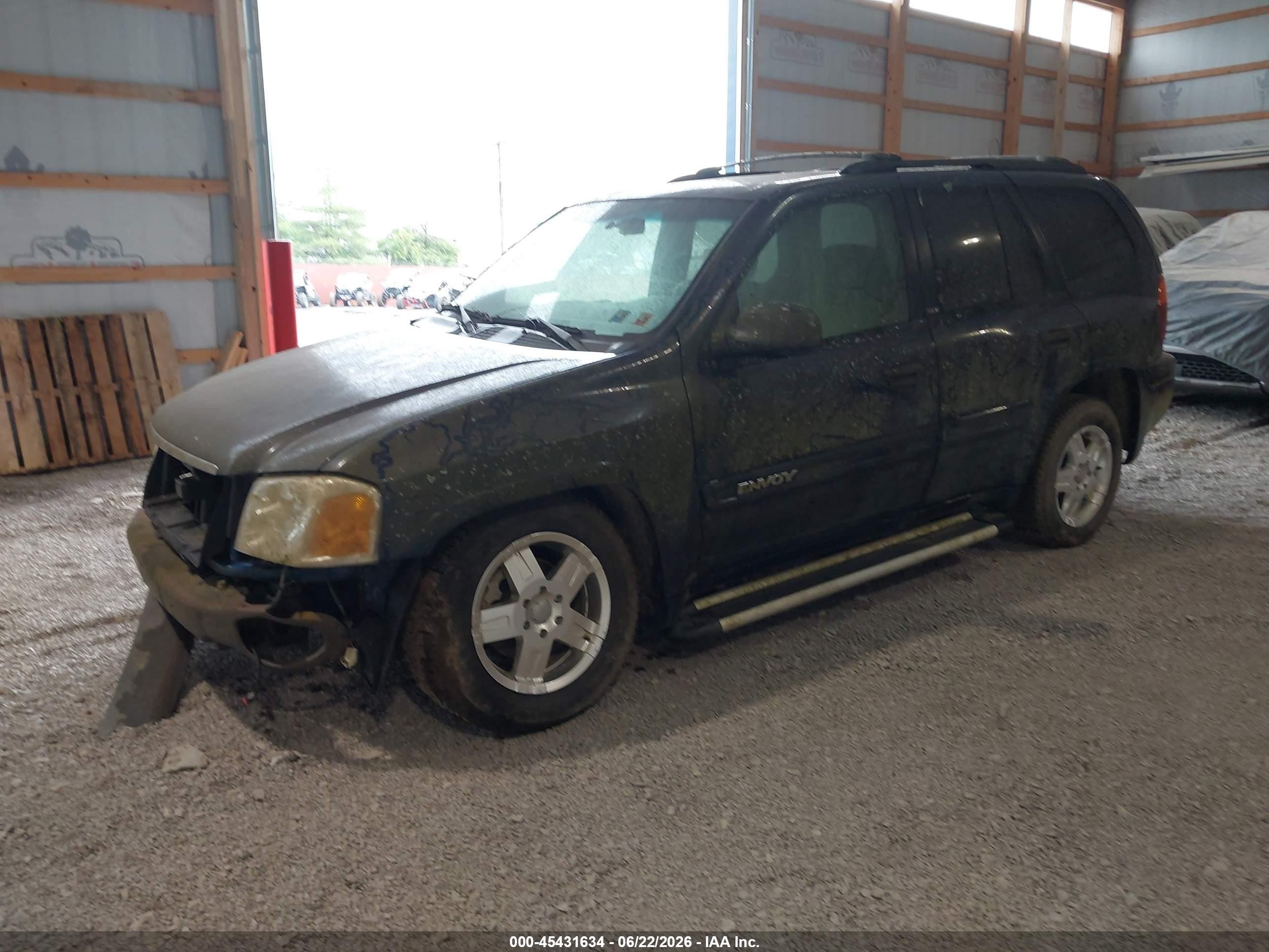 2003 Gmc Envoy Sle Blue vin: 1GKDT13S932303299