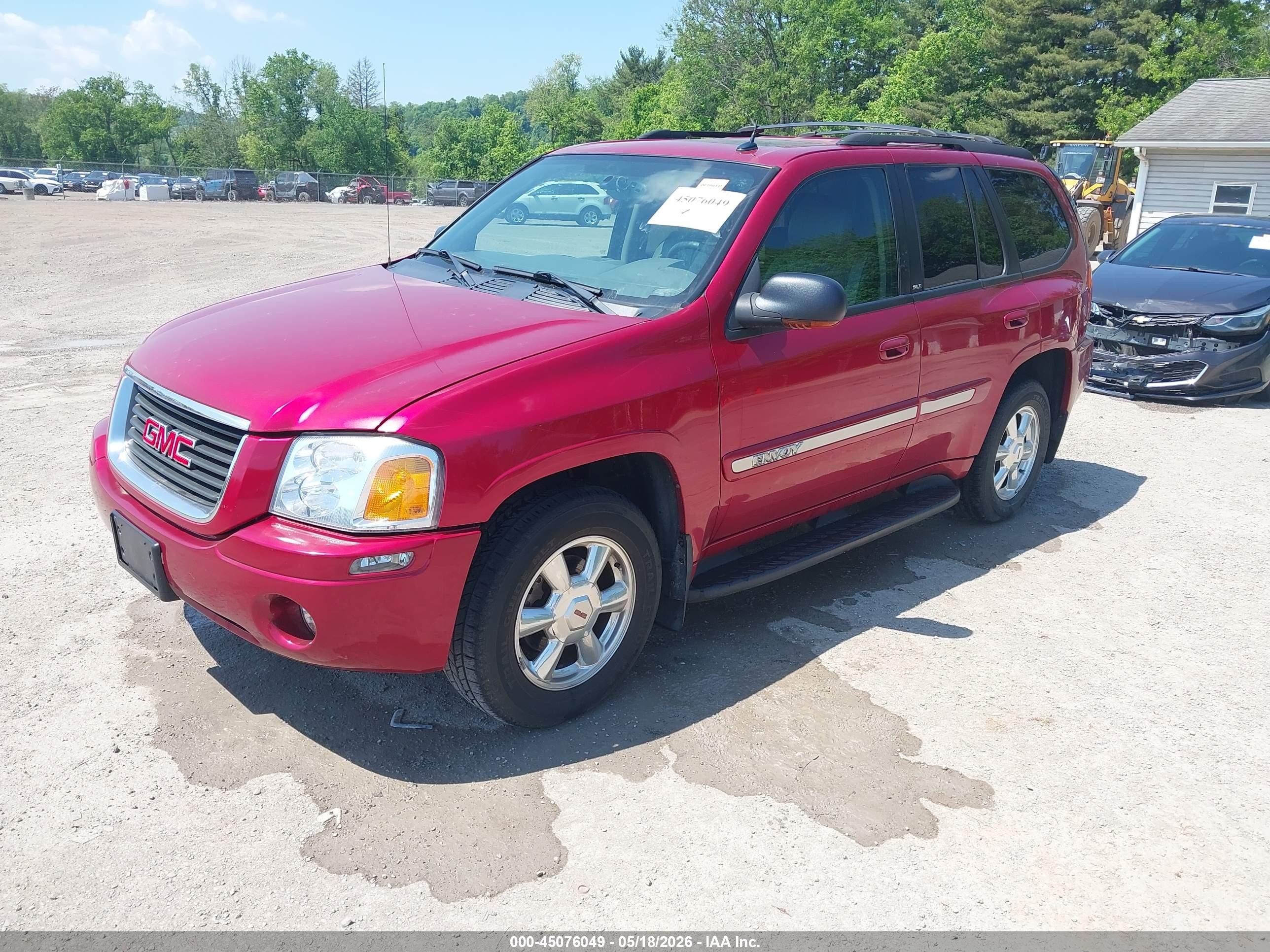 2004 Gmc Envoy Slt Maroon vin: 1GKDT13S942429860