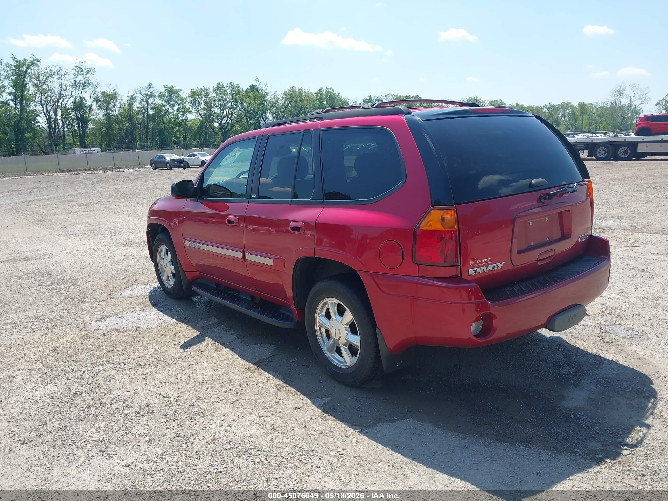2004 Gmc Envoy Slt Maroon vin: 1GKDT13S942429860