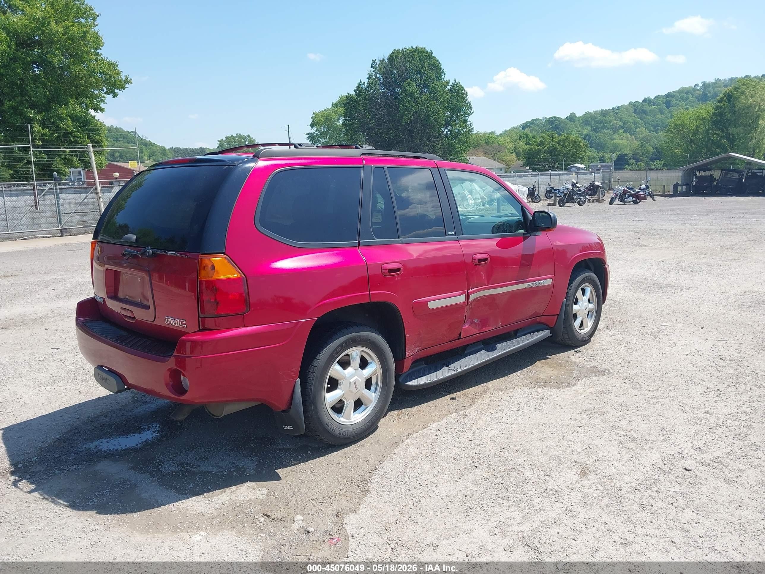 2004 Gmc Envoy Slt Maroon vin: 1GKDT13S942429860