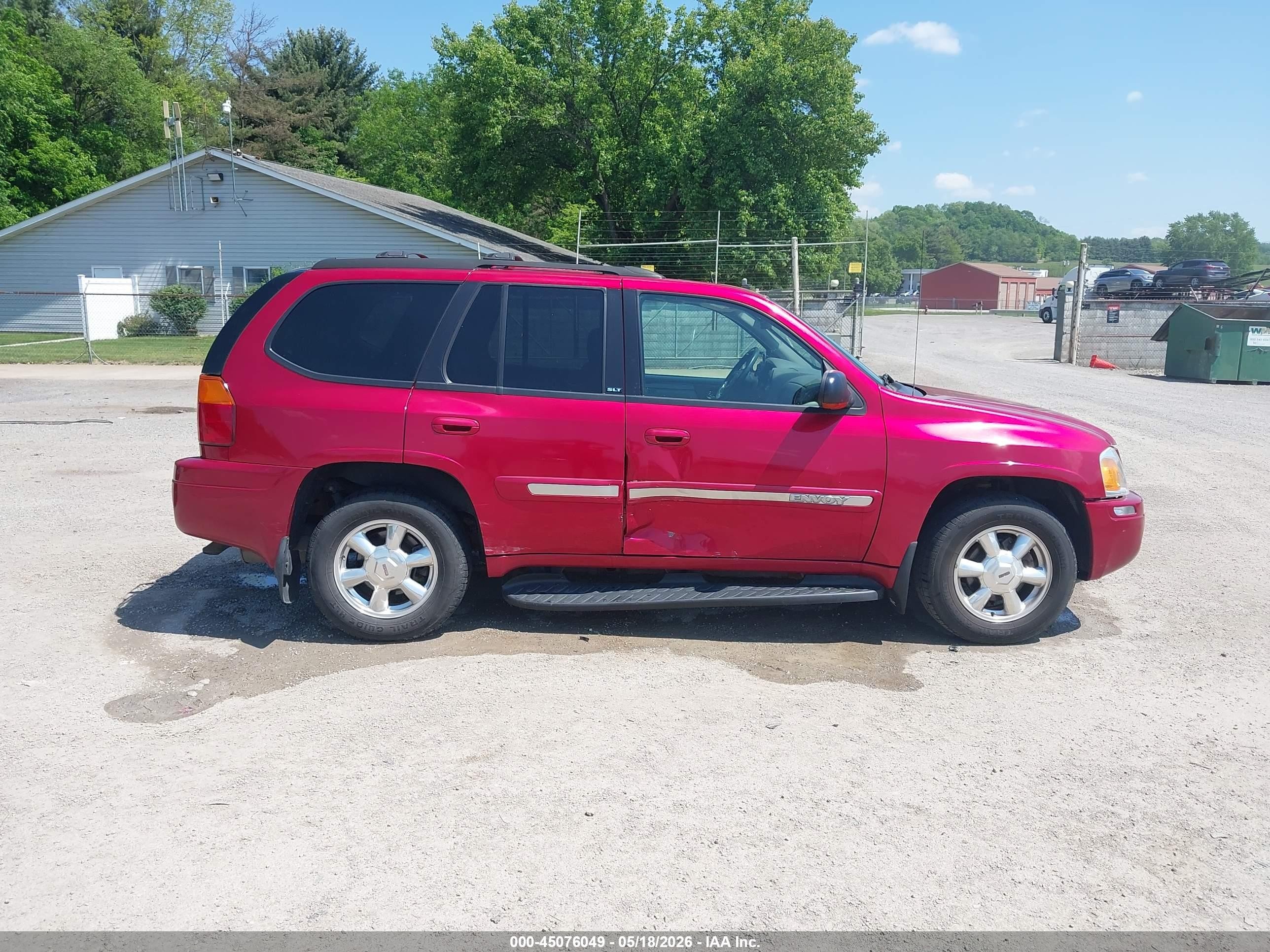 2004 Gmc Envoy Slt Maroon vin: 1GKDT13S942429860