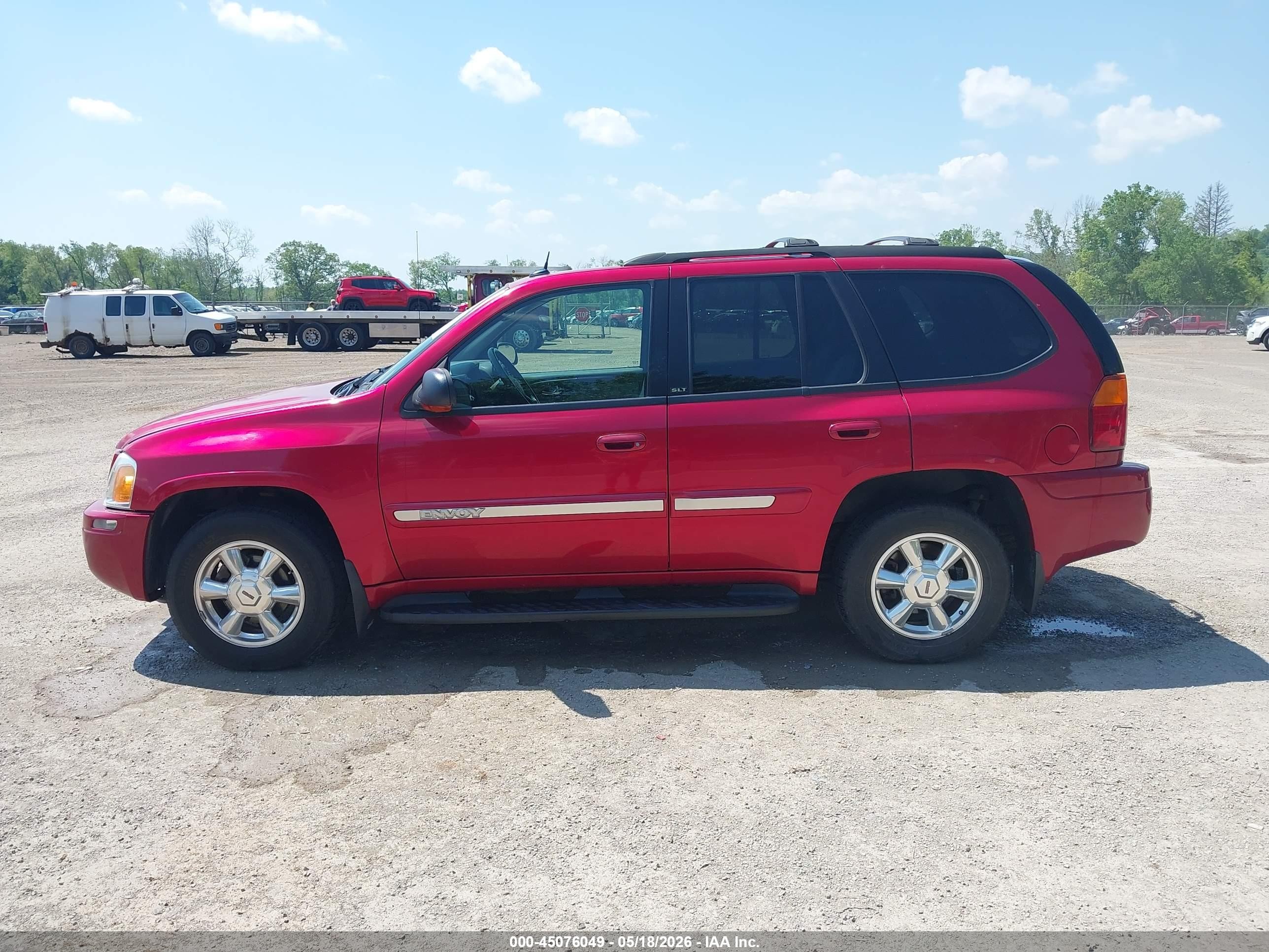2004 Gmc Envoy Slt Maroon vin: 1GKDT13S942429860
