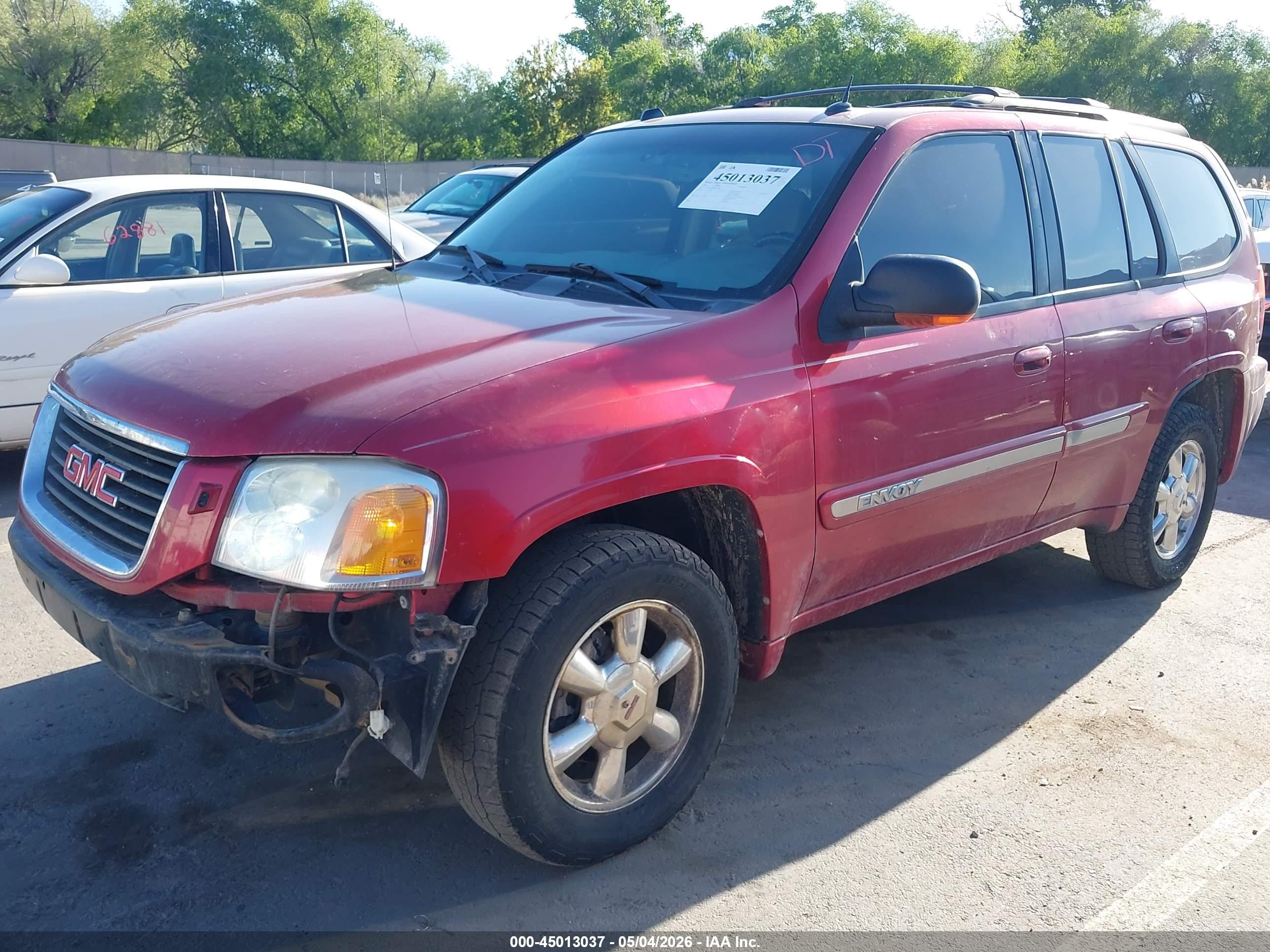 2005 Gmc Envoy Slt Red vin: 1GKDT13S952297006