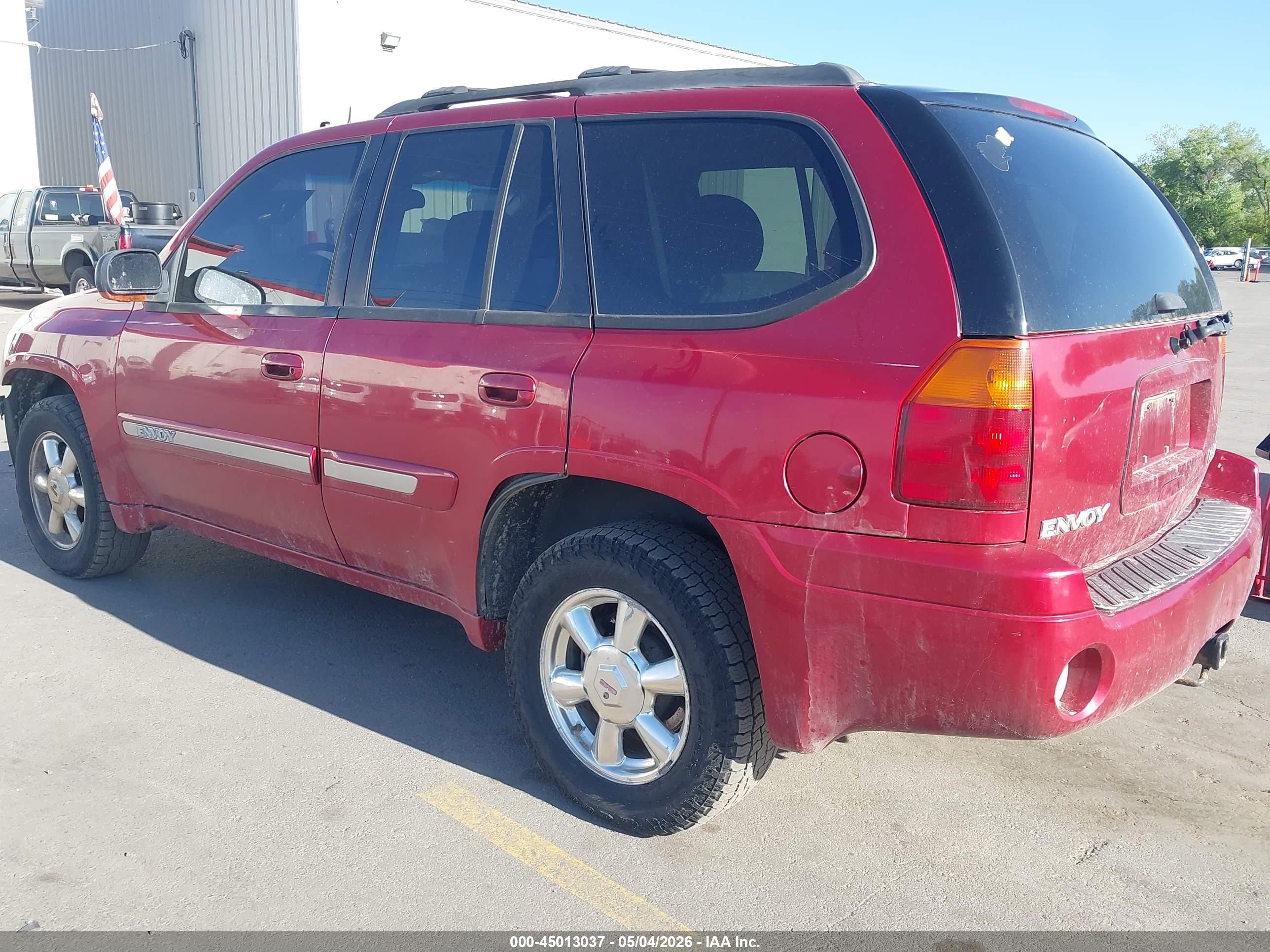 2005 Gmc Envoy Slt Red vin: 1GKDT13S952297006