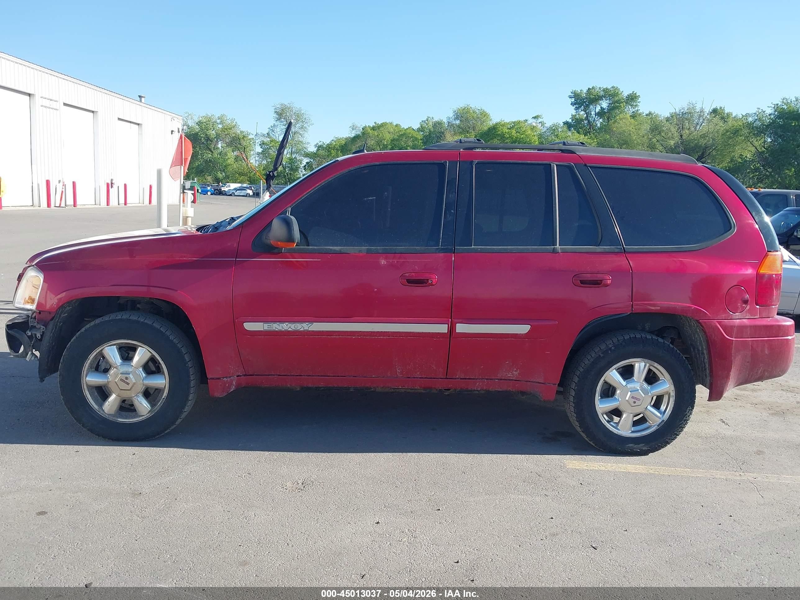 2005 Gmc Envoy Slt Red vin: 1GKDT13S952297006