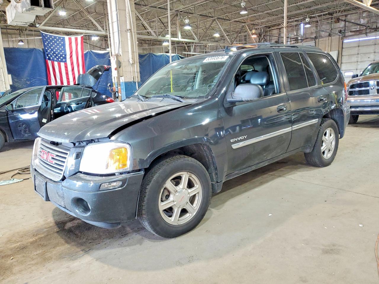 2006 Gmc Envoy Gray vin: 1GKDT13S962313528