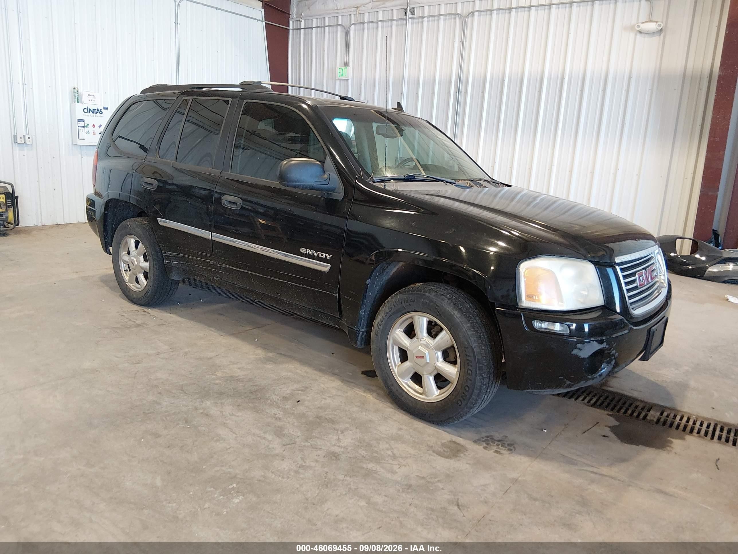2006 Gmc Envoy Sle Black vin: 1GKDT13S962344701
