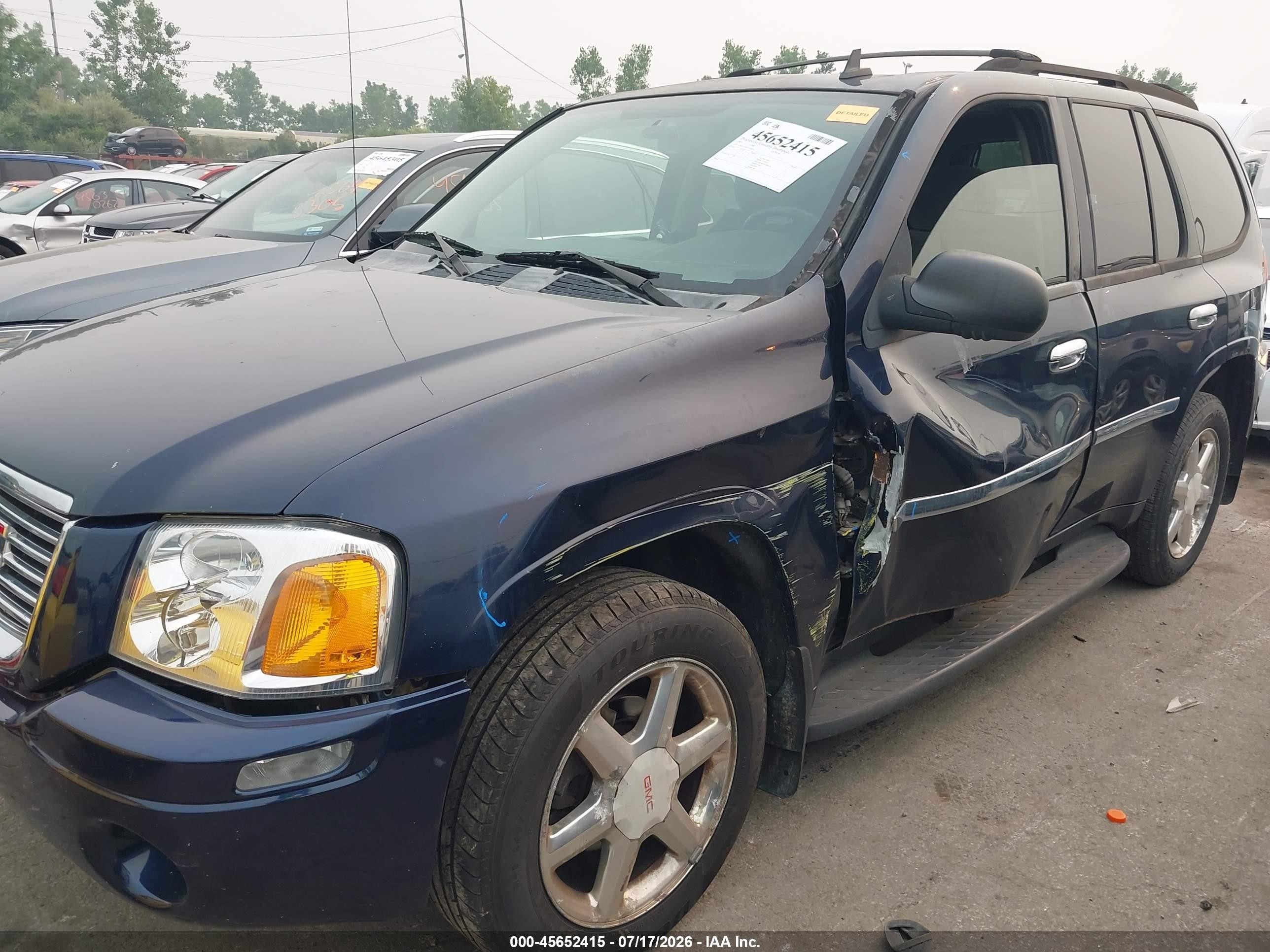 2007 Gmc Envoy Sle Commercial Blue vin: 1GKDT13S972144063