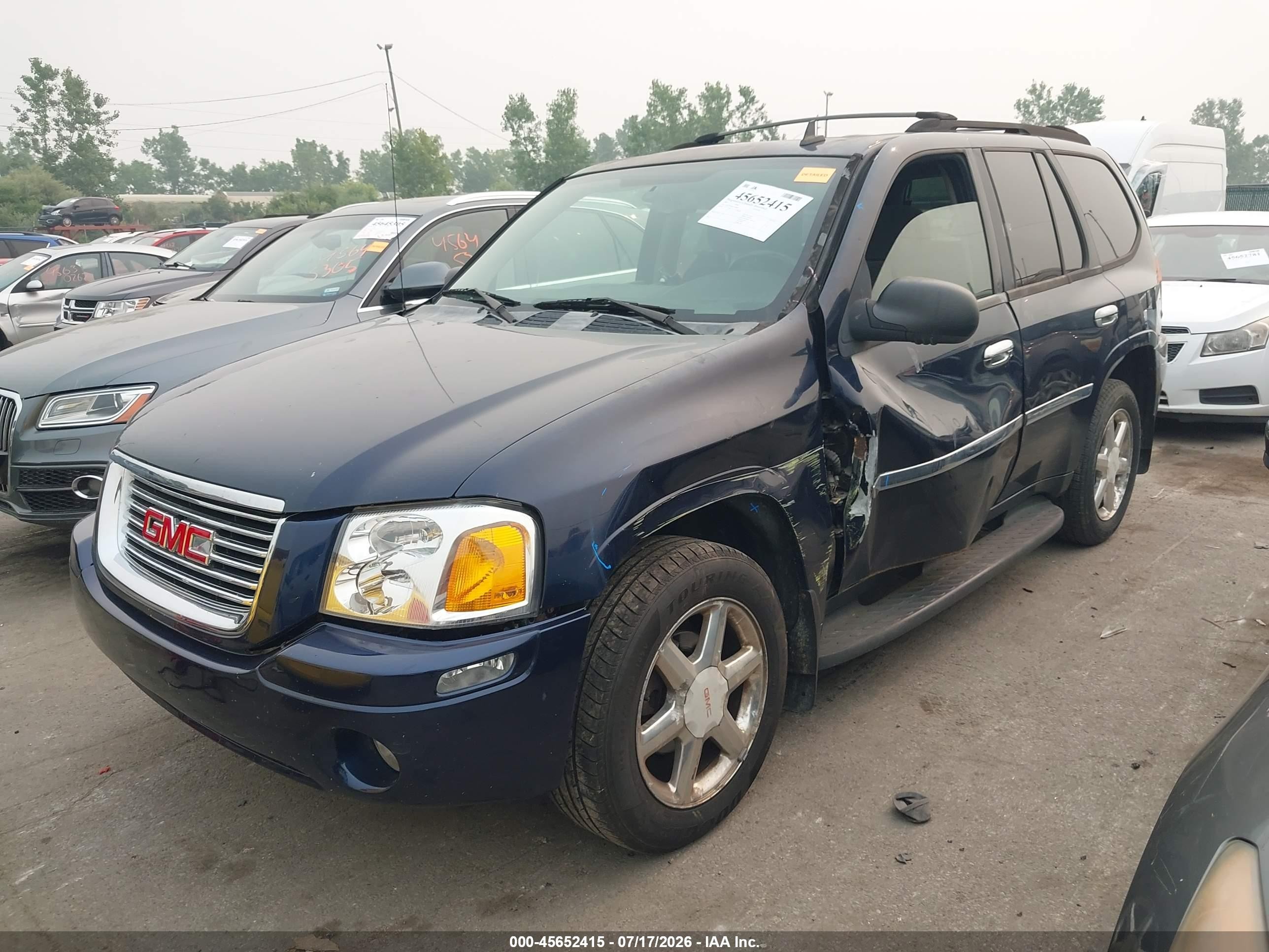 2007 Gmc Envoy Sle Commercial Blue vin: 1GKDT13S972144063
