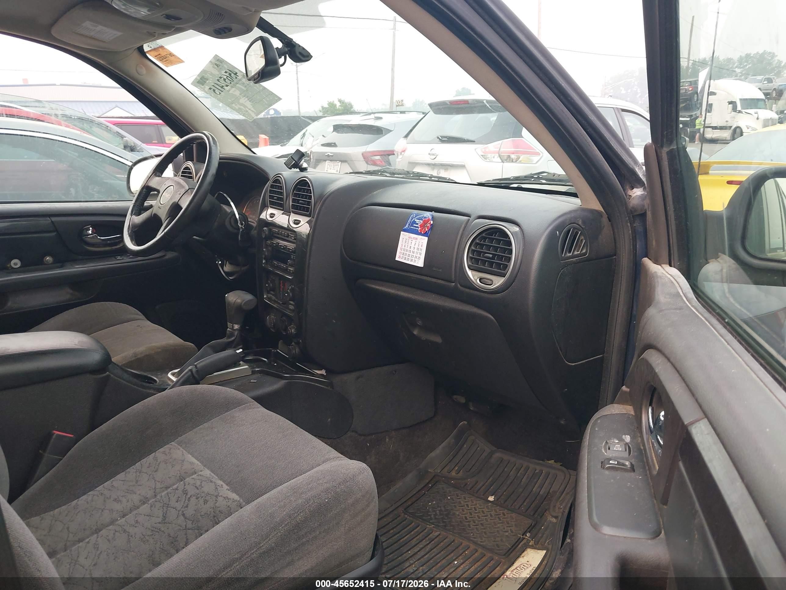 2007 Gmc Envoy Sle Commercial Blue vin: 1GKDT13S972144063