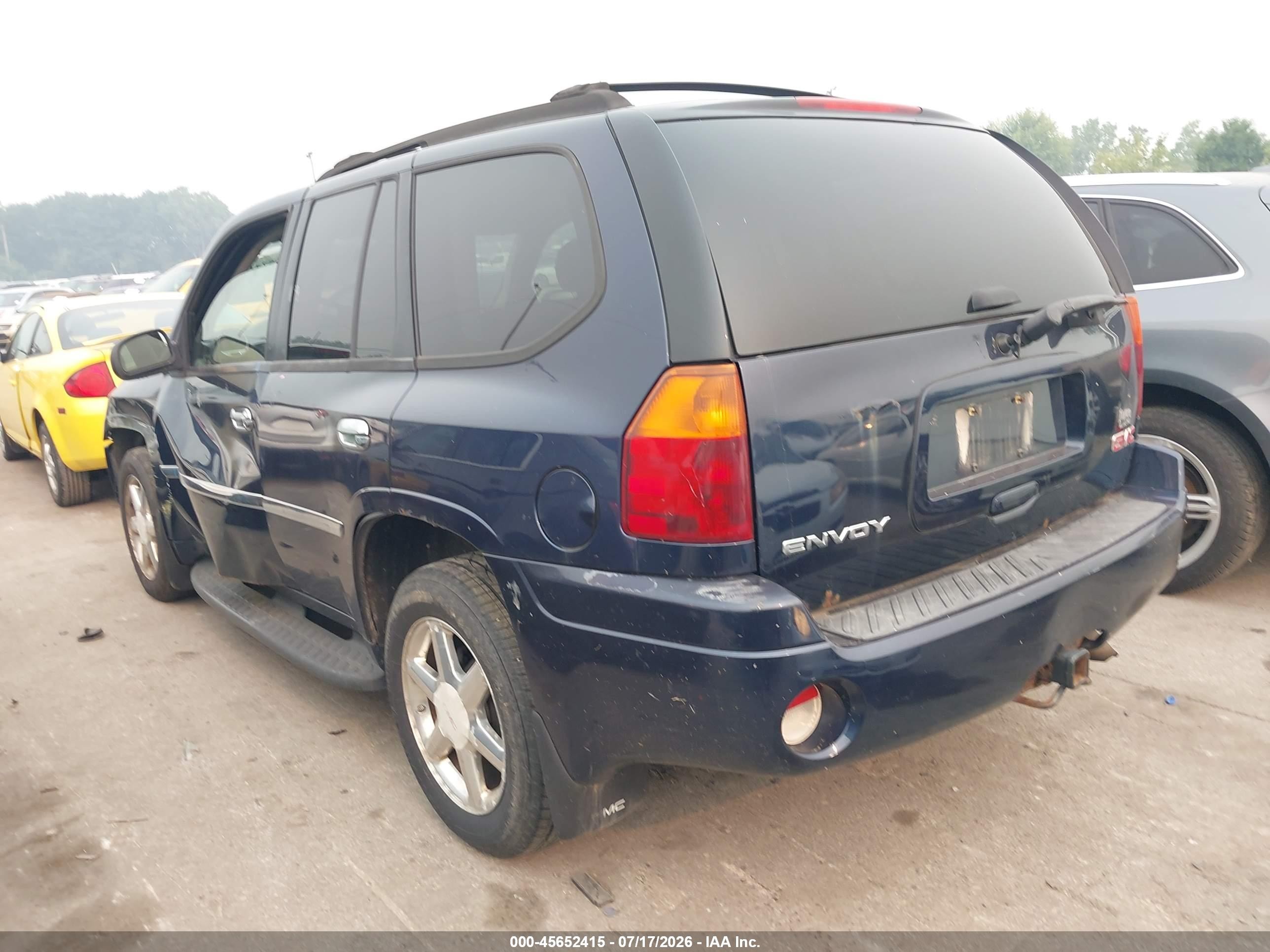 2007 Gmc Envoy Sle Commercial Blue vin: 1GKDT13S972144063
