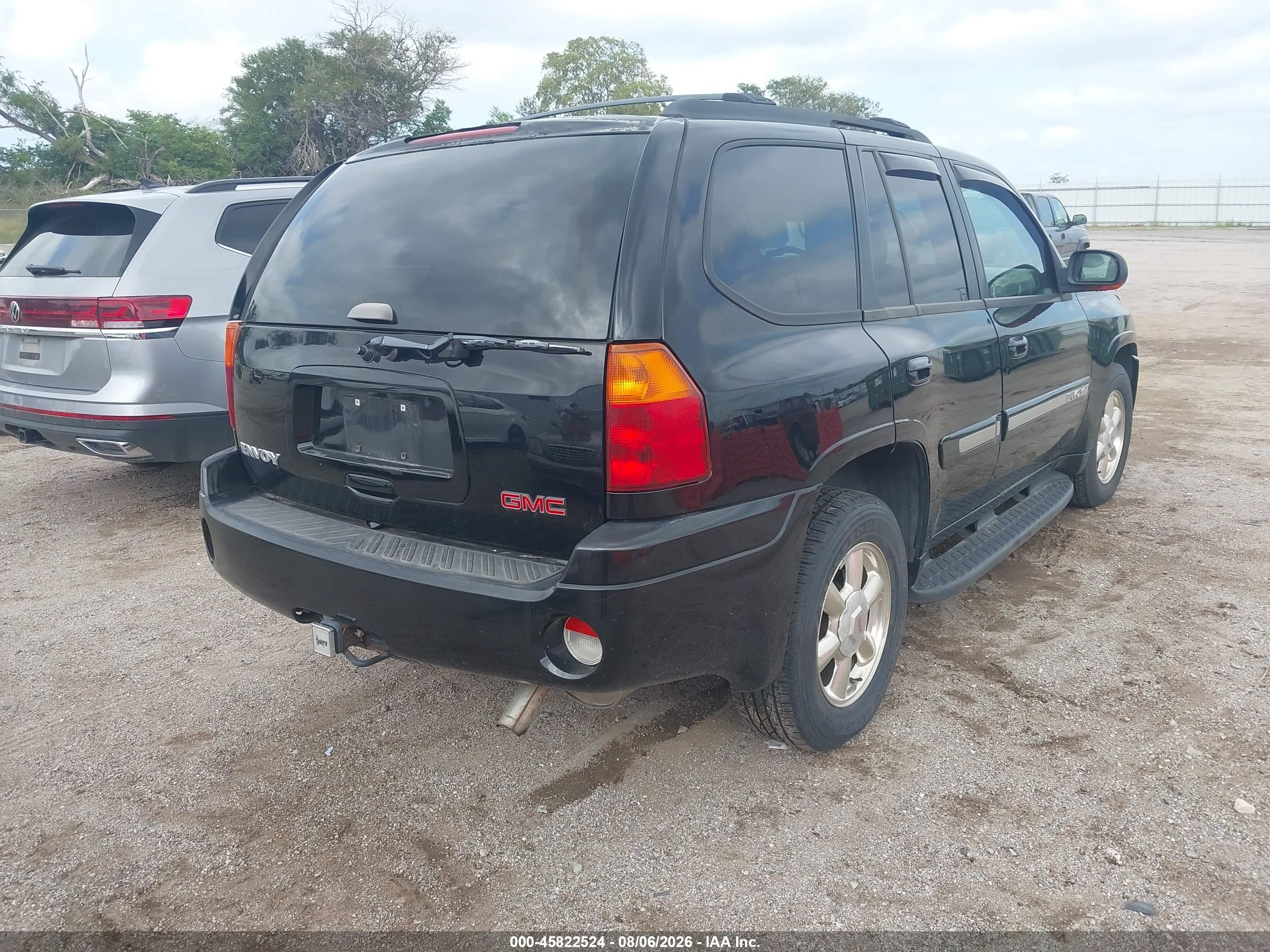 2002 Gmc Envoy Slt Черный vin: 1GKDT13SX22187898