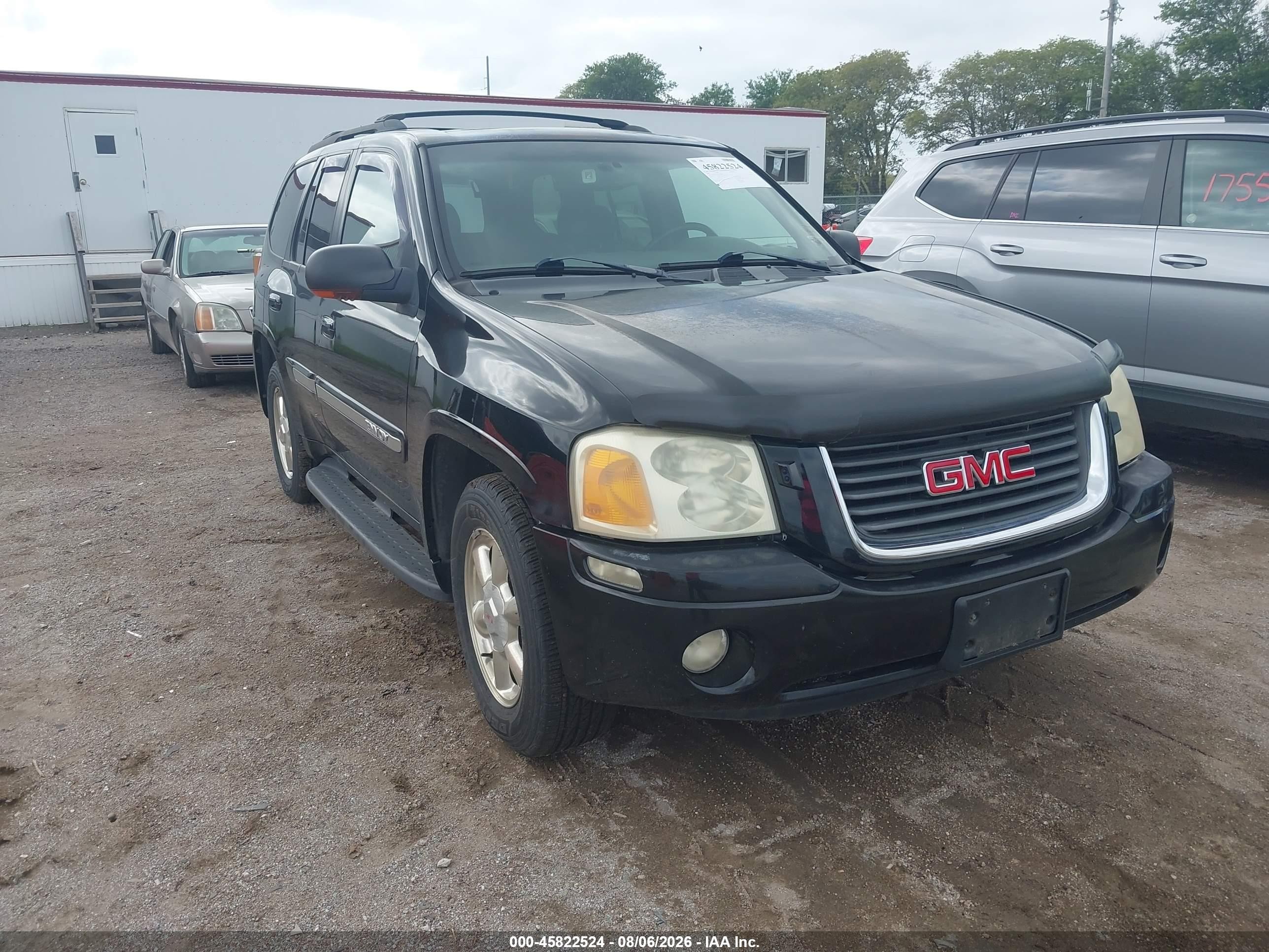 2002 Gmc Envoy Slt Черный vin: 1GKDT13SX22187898