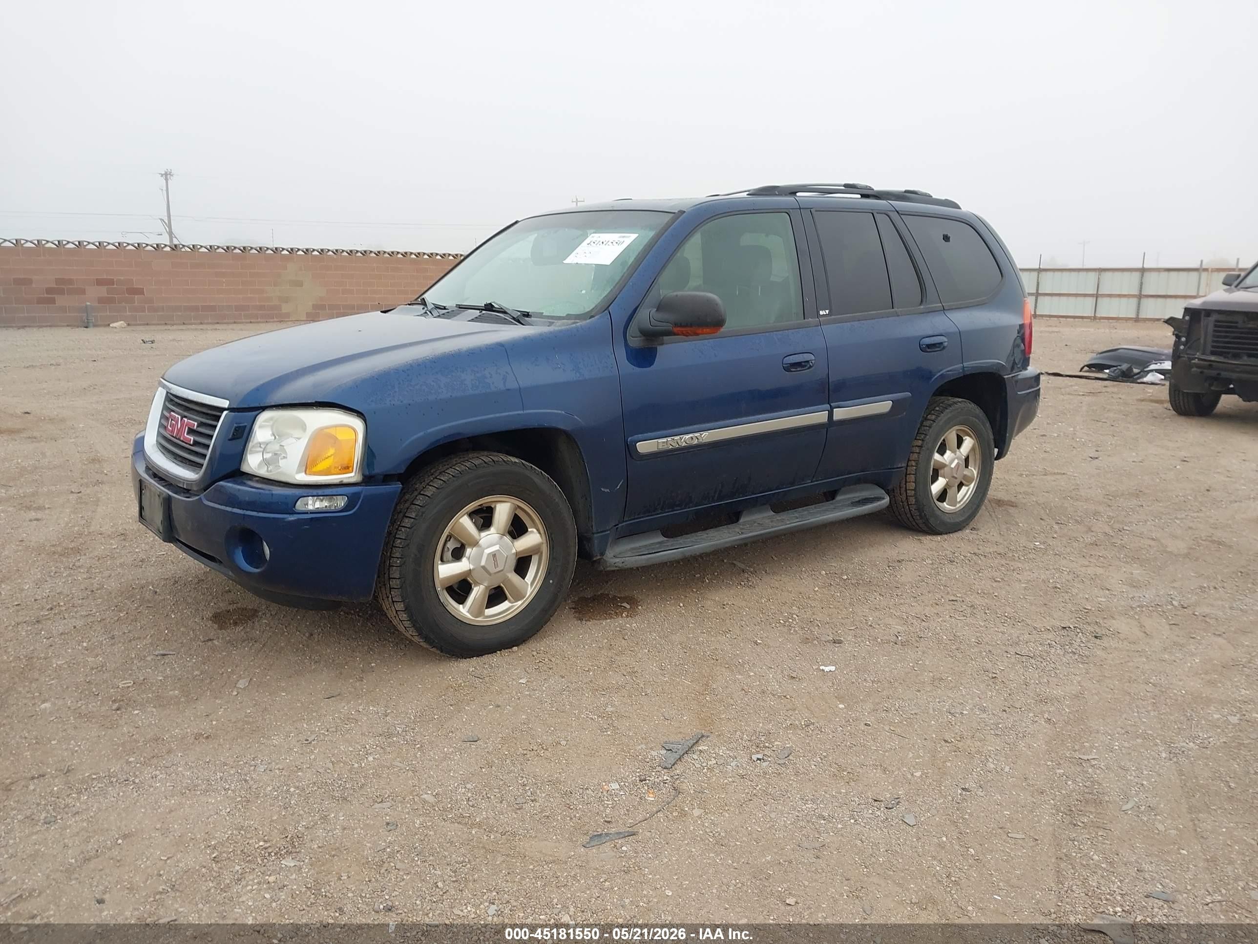2002 Gmc Envoy Slt Blue vin: 1GKDT13SX22435941