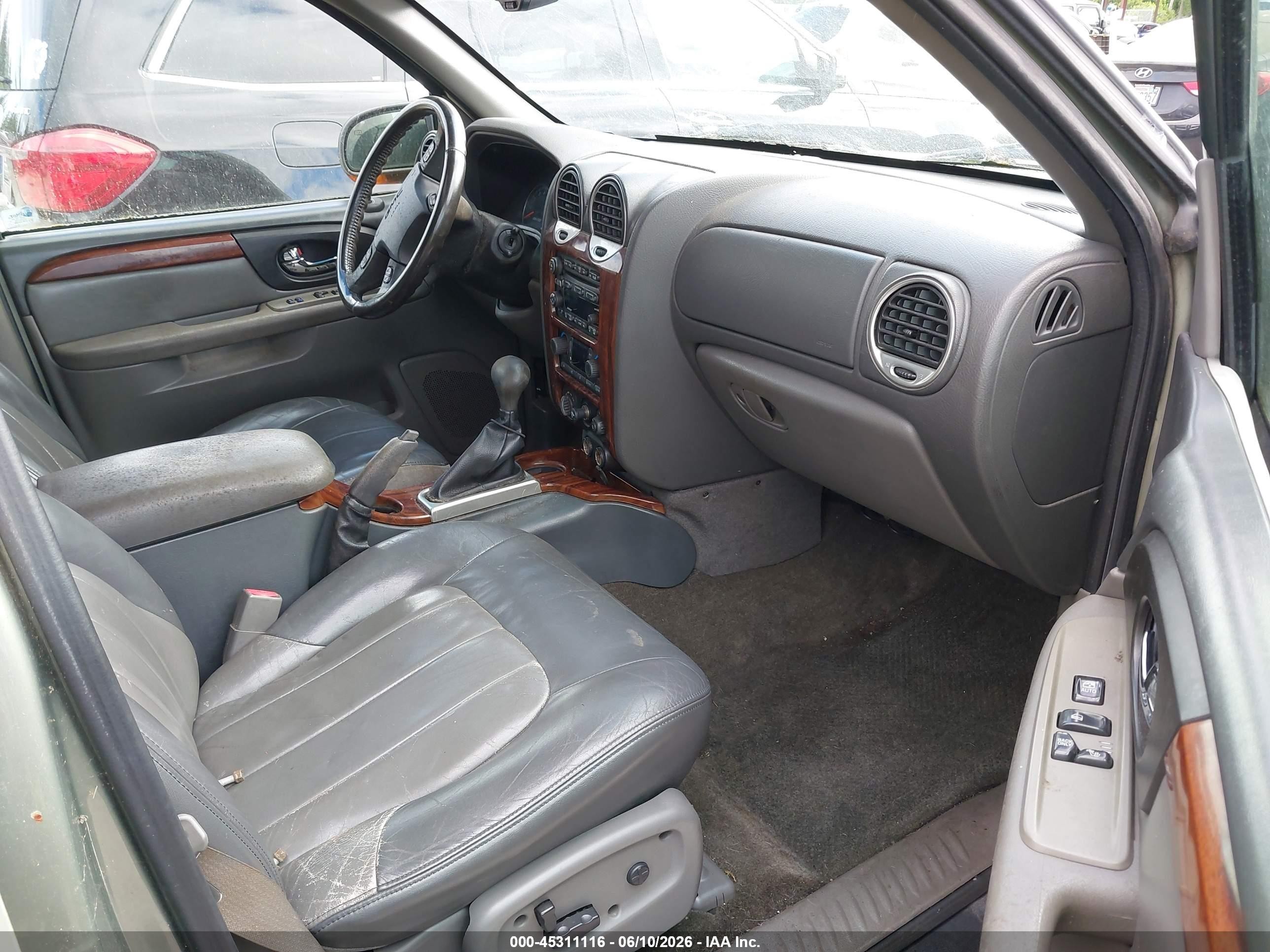 2003 Gmc Envoy Slt Green vin: 1GKDT13SX32193931