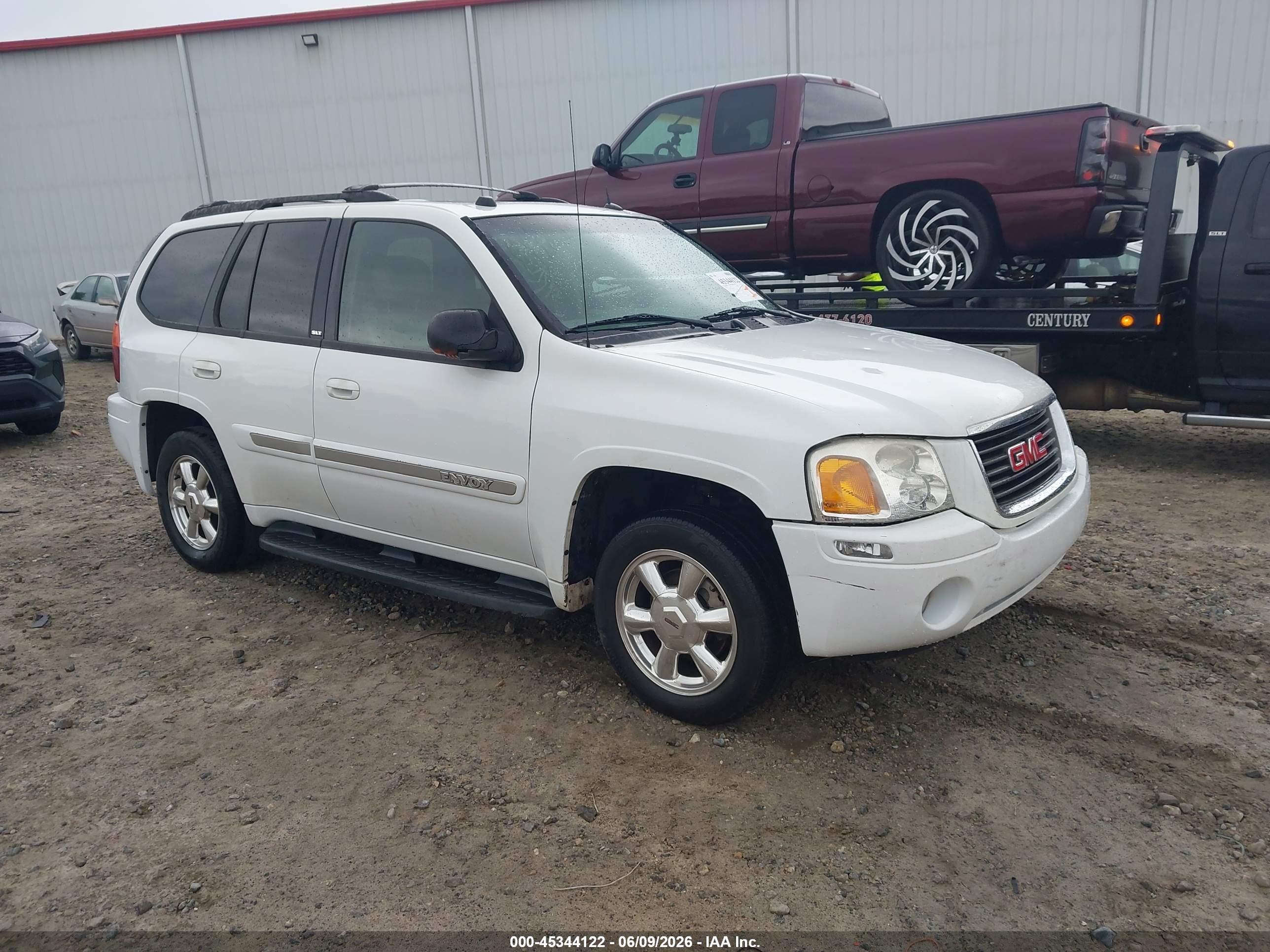 2005 Gmc Envoy Slt White vin: 1GKDT13SX52153089