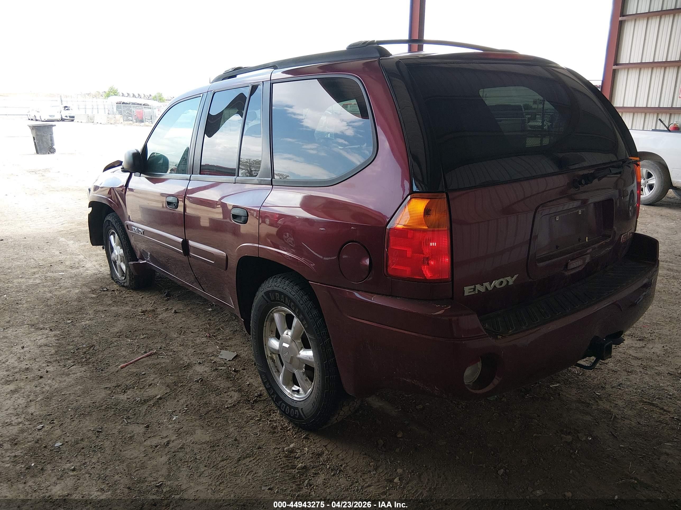 2005 Gmc Envoy Sle Maroon vin: 1GKDT13SX52311026