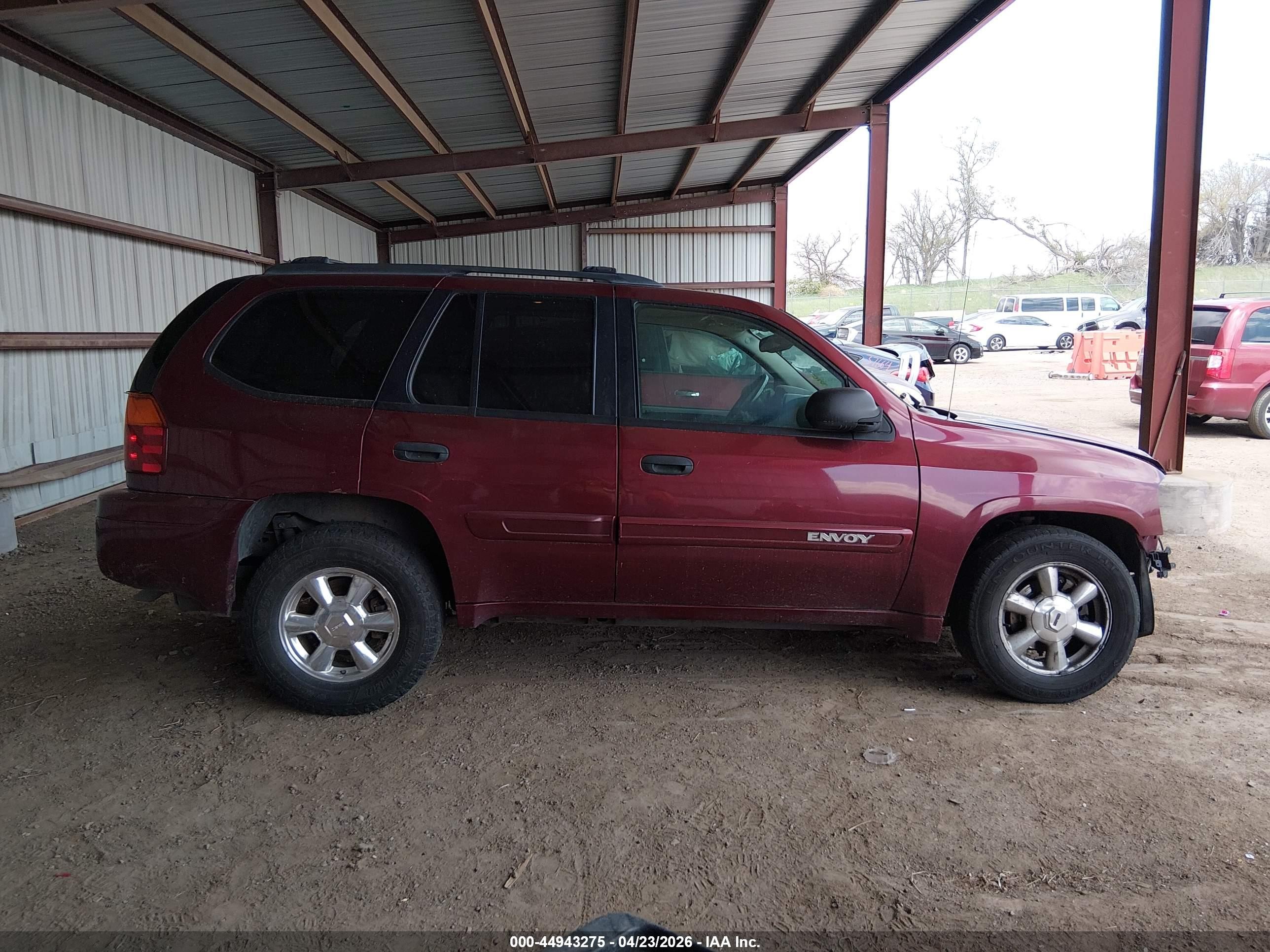 2005 Gmc Envoy Sle Maroon vin: 1GKDT13SX52311026