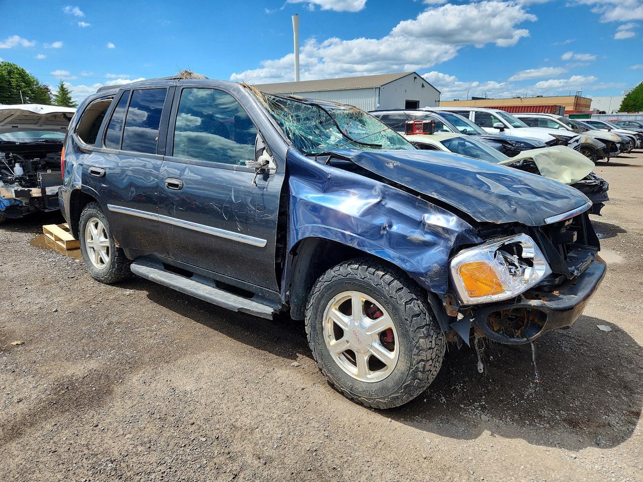 2007 Gmc Envoy Gray vin: 1GKDT13SX72156030