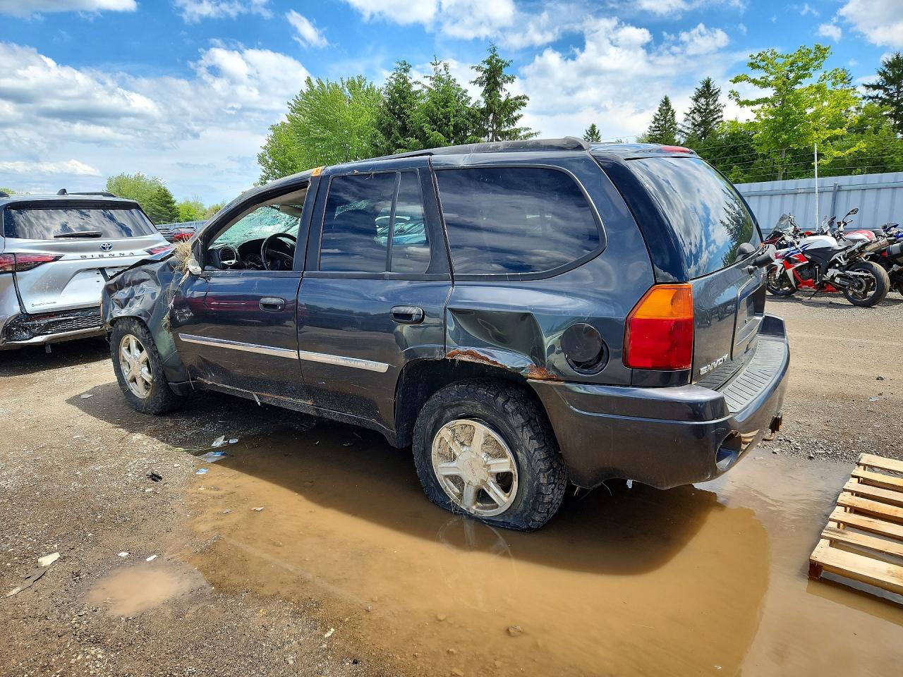 2007 Gmc Envoy Gray vin: 1GKDT13SX72156030