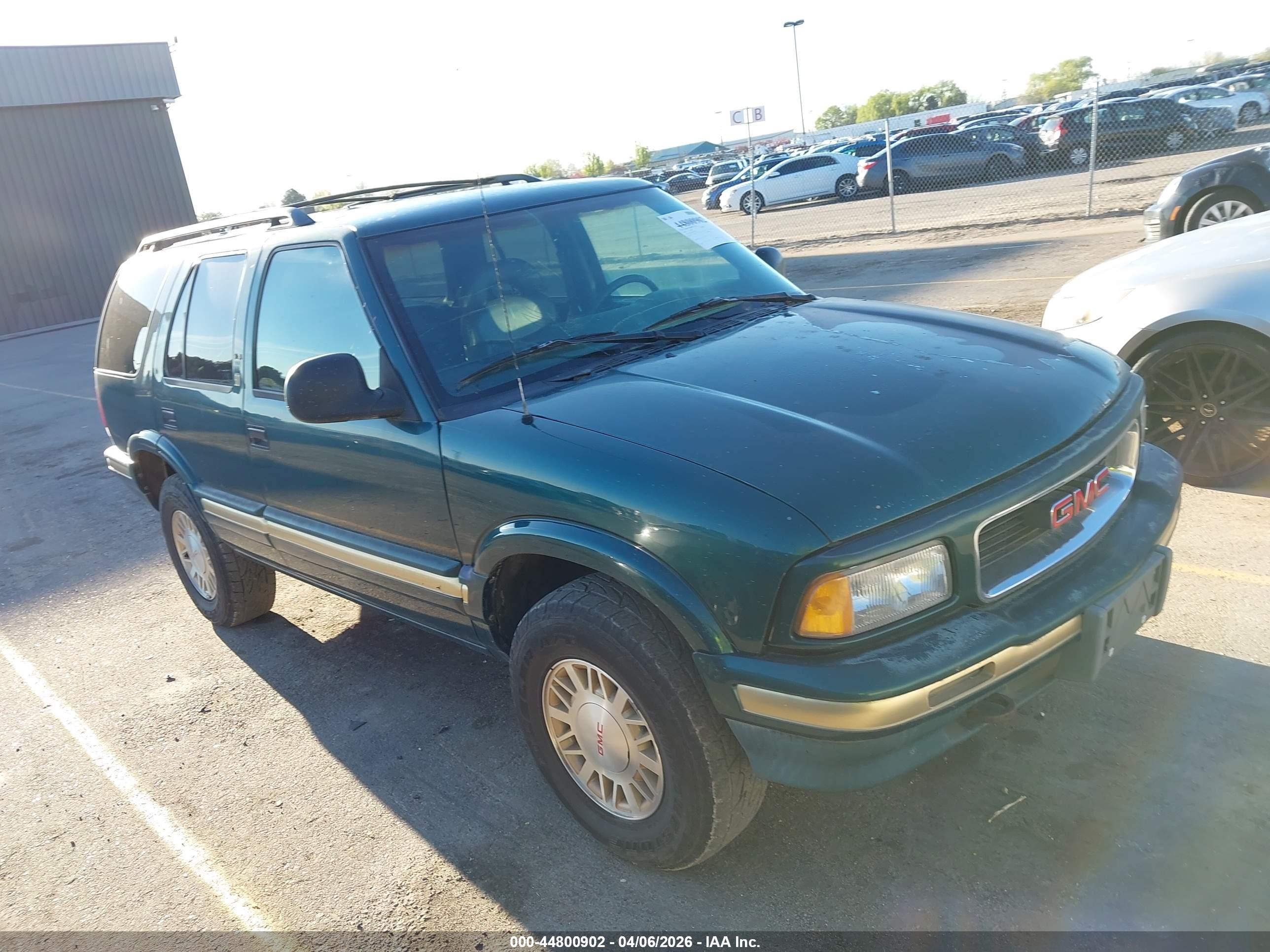 1996 Gmc Jimmy   Green vin: 1GKDT13W0T2575761