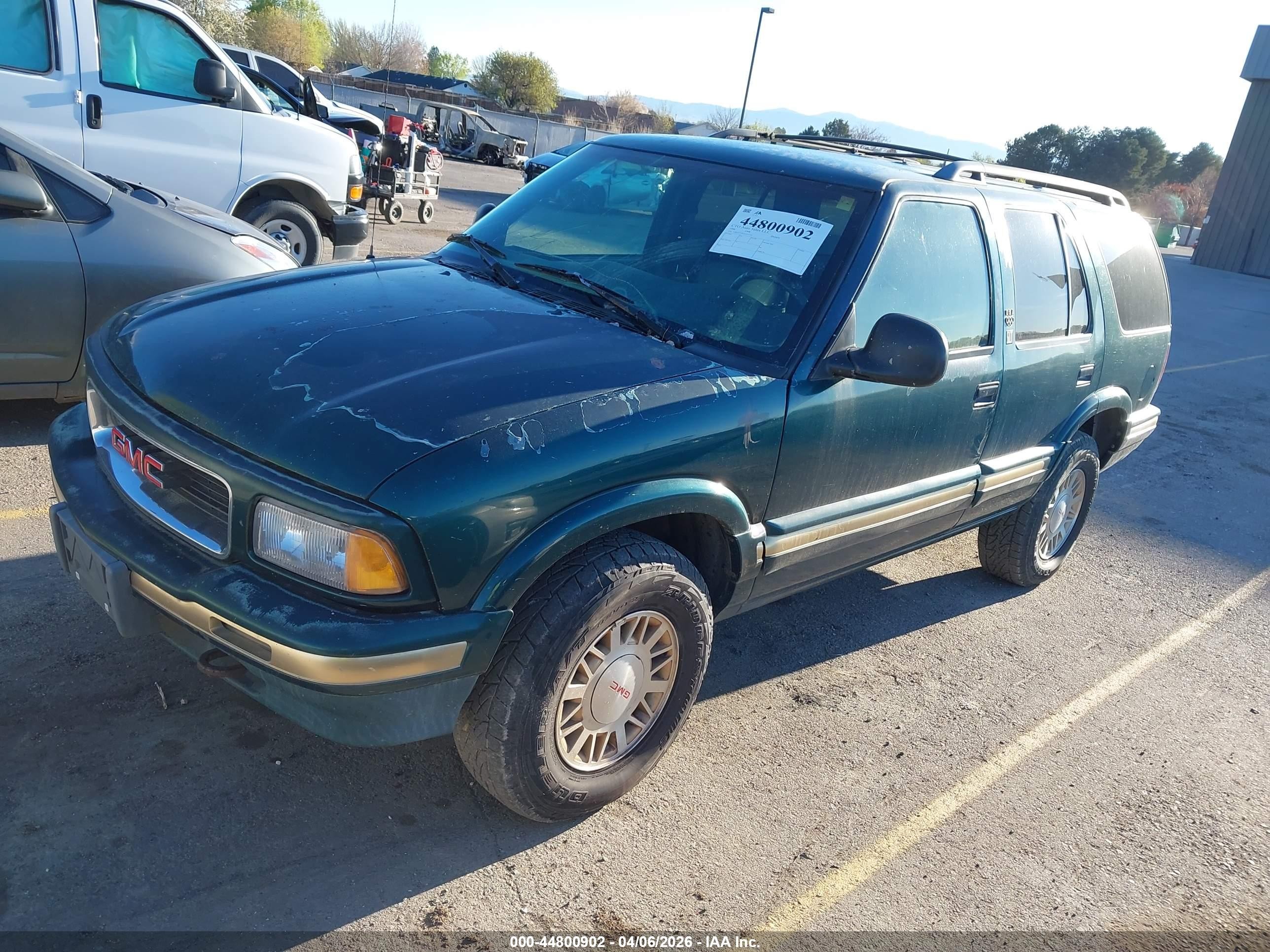 1996 Gmc Jimmy   Green vin: 1GKDT13W0T2575761