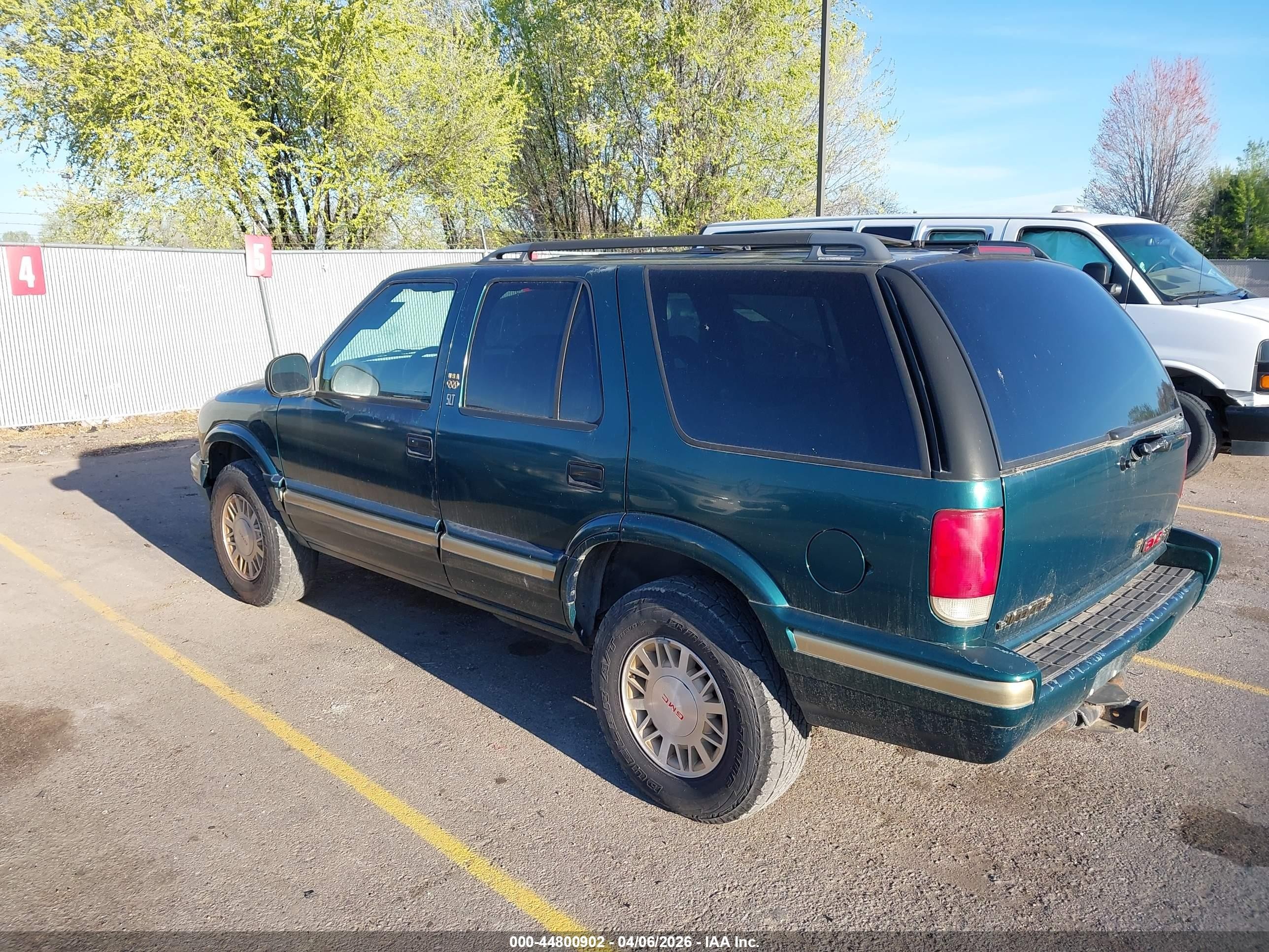 1996 Gmc Jimmy   Green vin: 1GKDT13W0T2575761