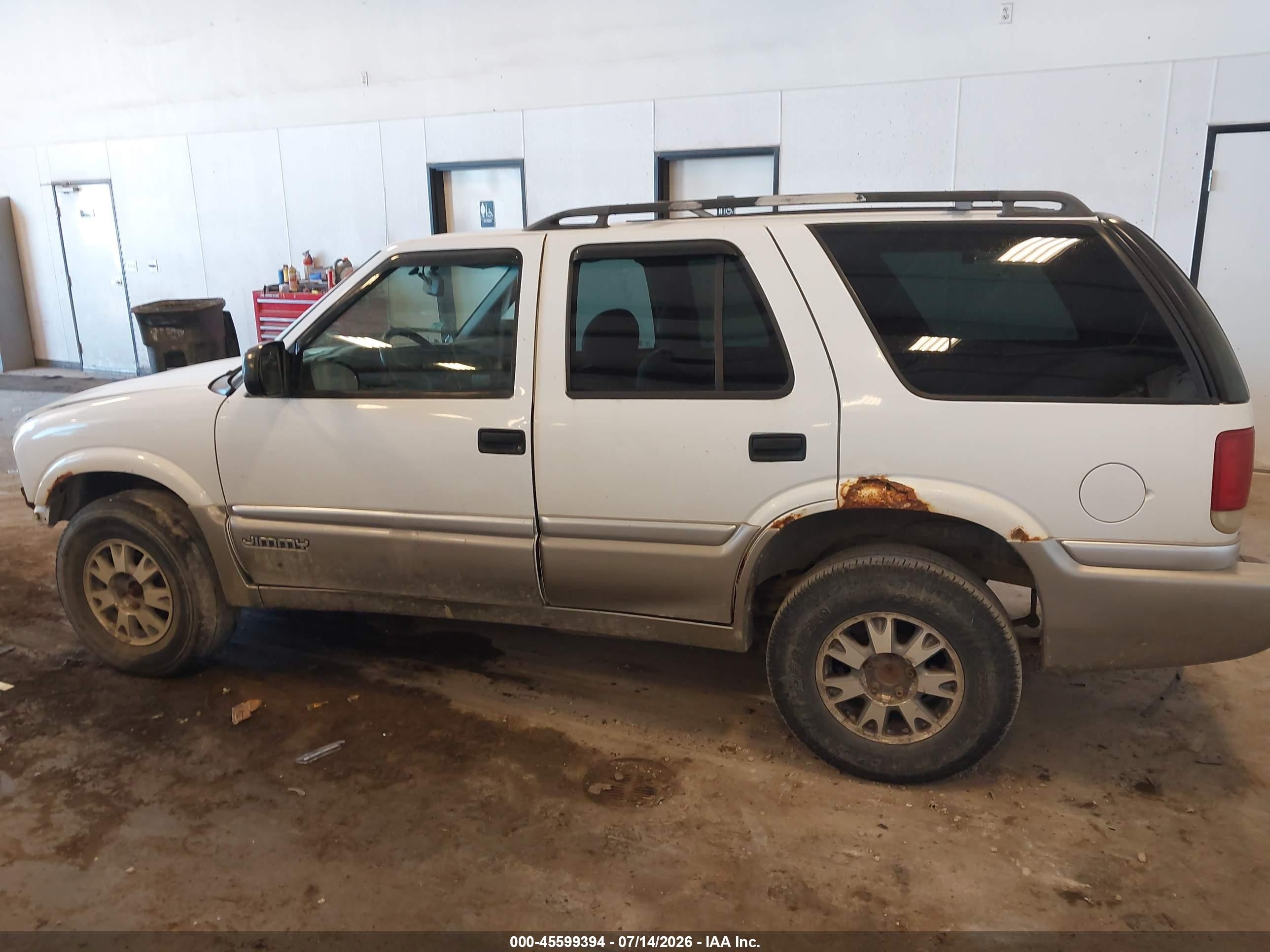 2001 Gmc Jimmy Slt White vin: 1GKDT13W112115912
