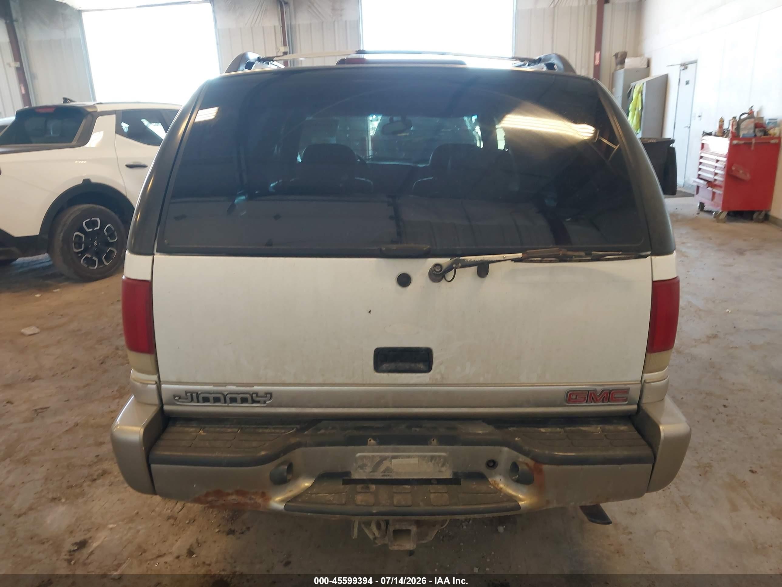 2001 Gmc Jimmy Slt White vin: 1GKDT13W112115912