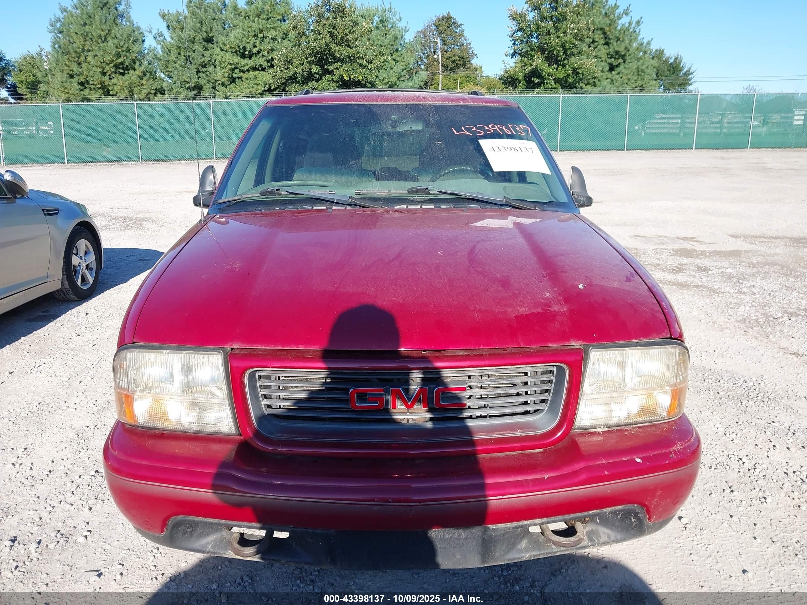 1998 Gmc Jimmy Sls Красный vin: 1GKDT13W1W2561792