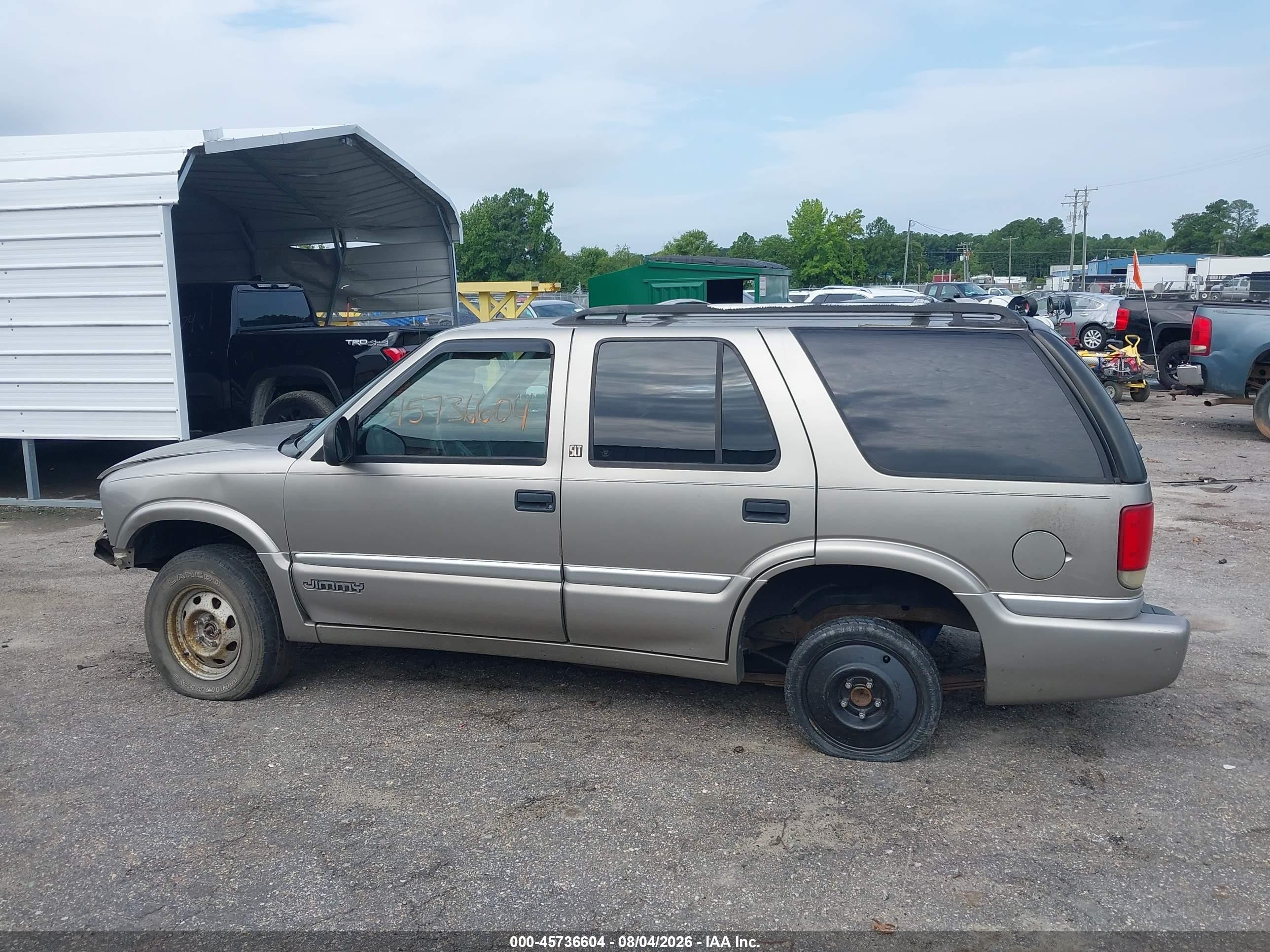 1998 Gmc Jimmy Slt Tan vin: 1GKDT13W1W2571657