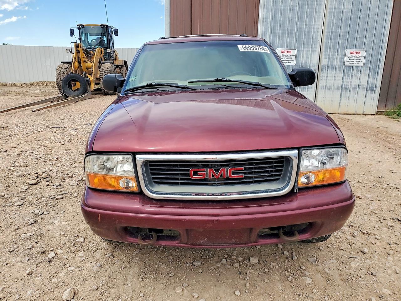 2000 Gmc Jimmy / Envoy Maroon vin: 1GKDT13W1Y2109554