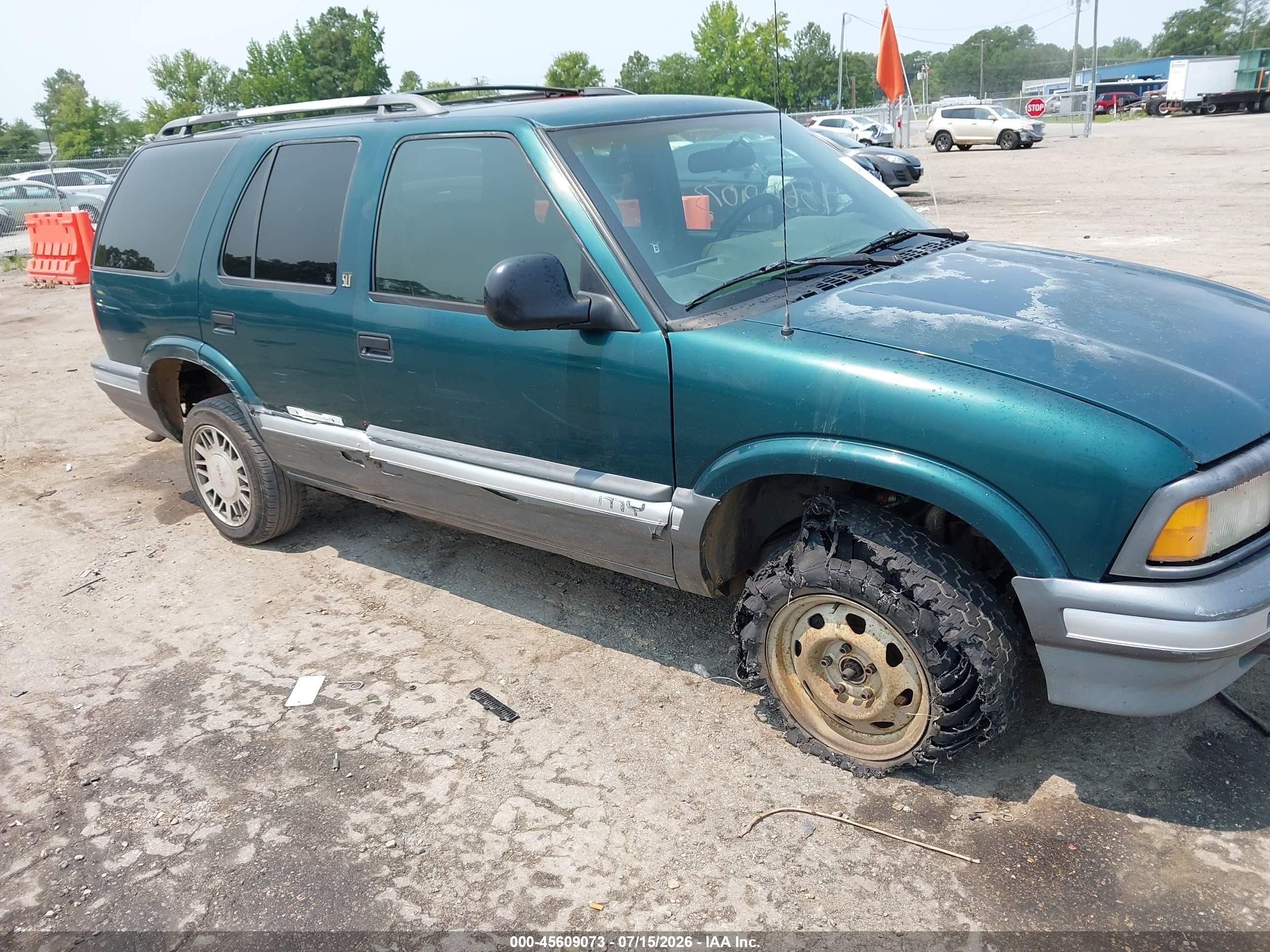 1996 Gmc Jimmy   Зеленый vin: 1GKDT13W2T2548464