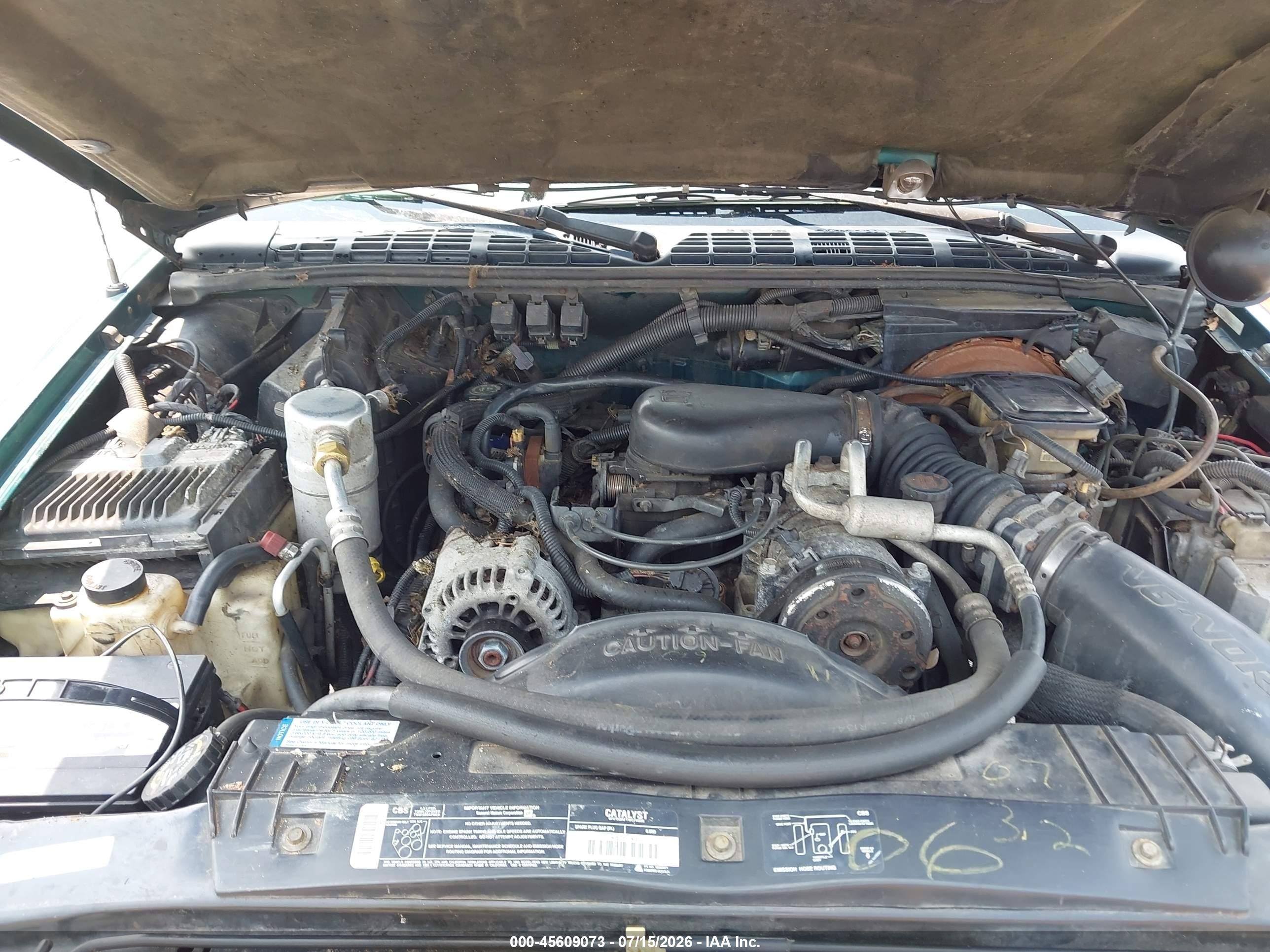 1996 Gmc Jimmy   Зеленый vin: 1GKDT13W2T2548464