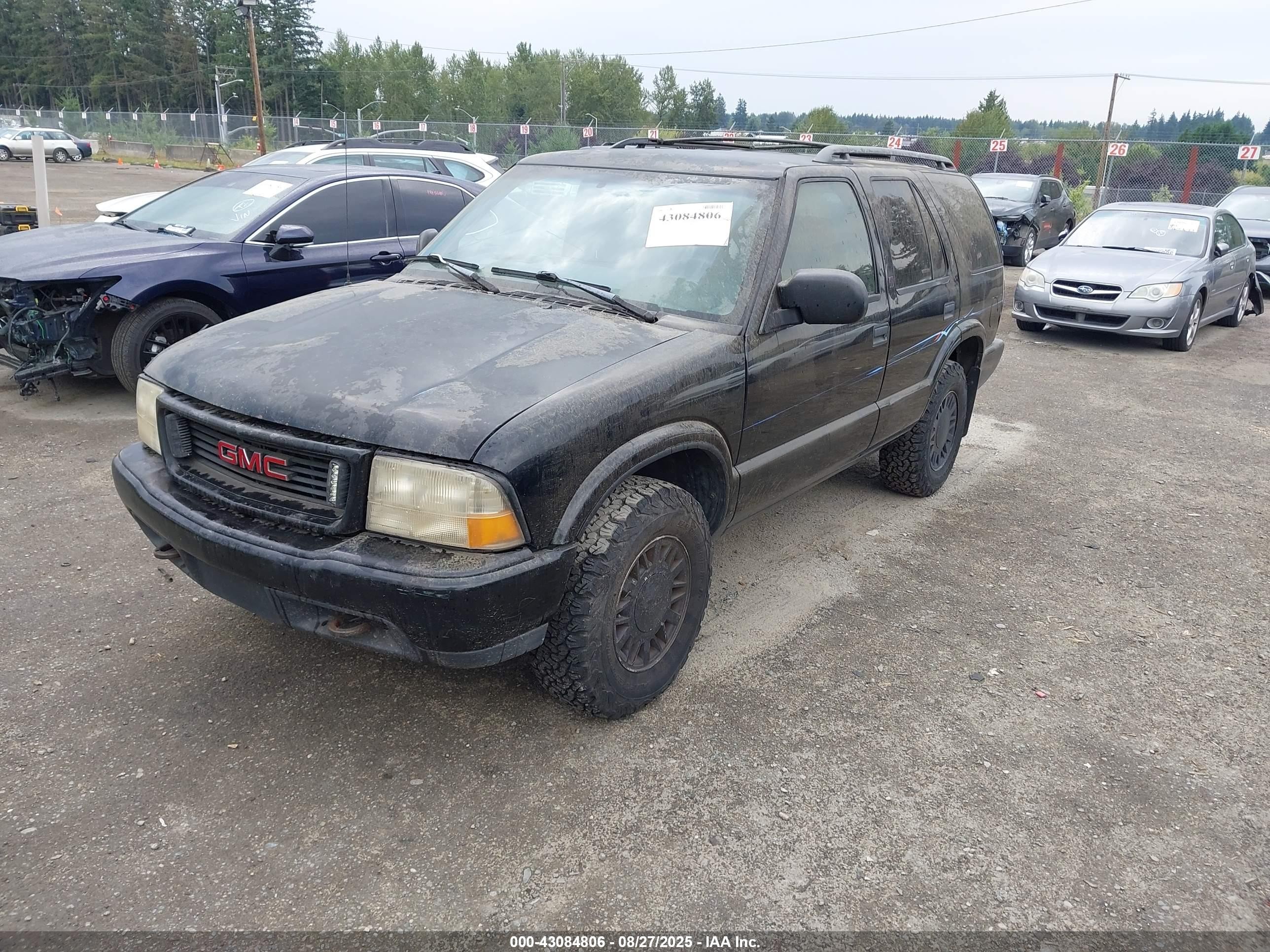 1998 Gmc Jimmy Sls Black vin: 1GKDT13W2W2517977