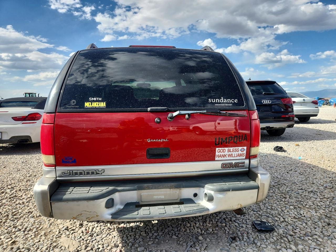 1998 Gmc Jimmy Red vin: 1GKDT13W2W2528140